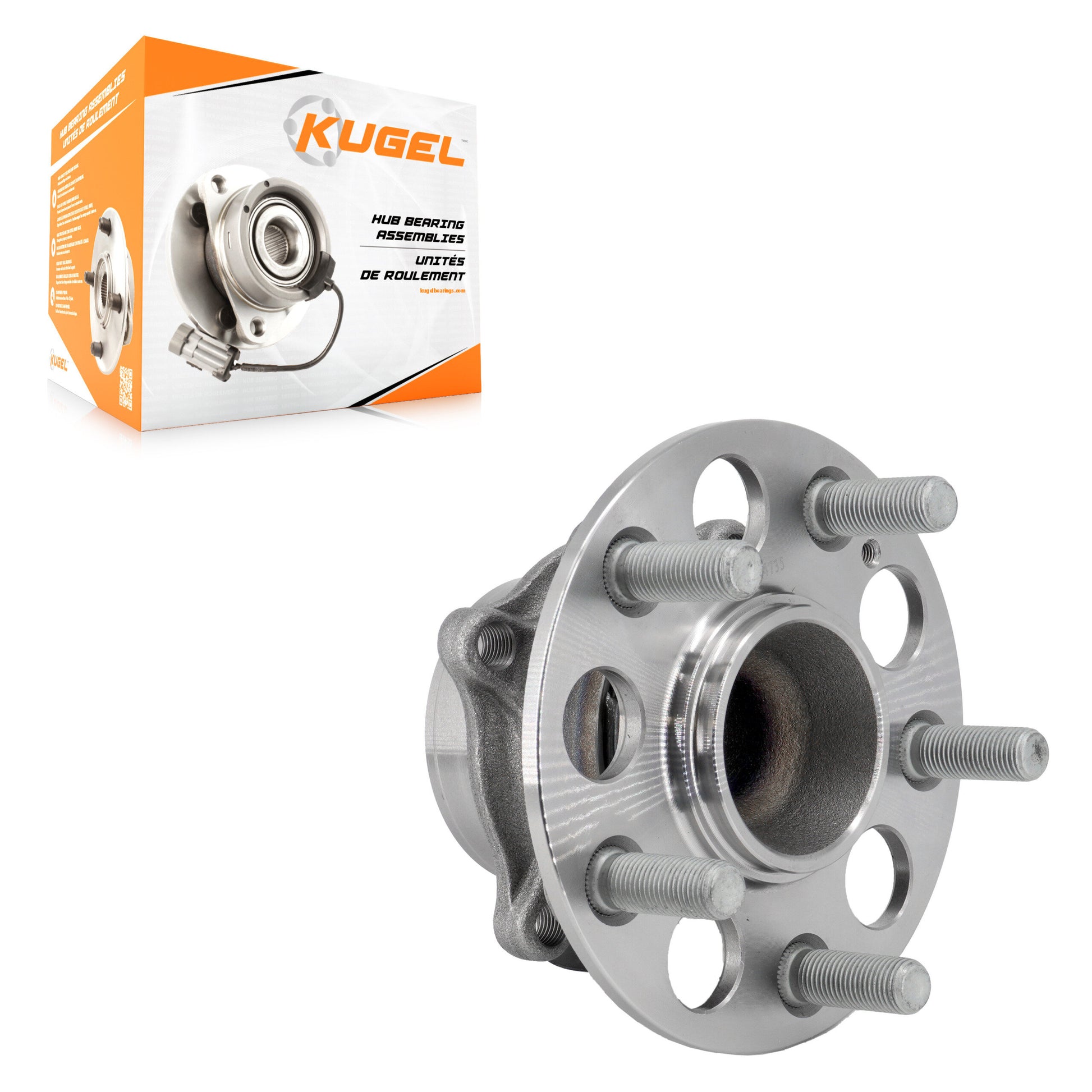 Kugel 70-512656 Wheel Bearing and Hub Assembly for 2018-2024 Acura TLX, Honda Odyssey - Rear