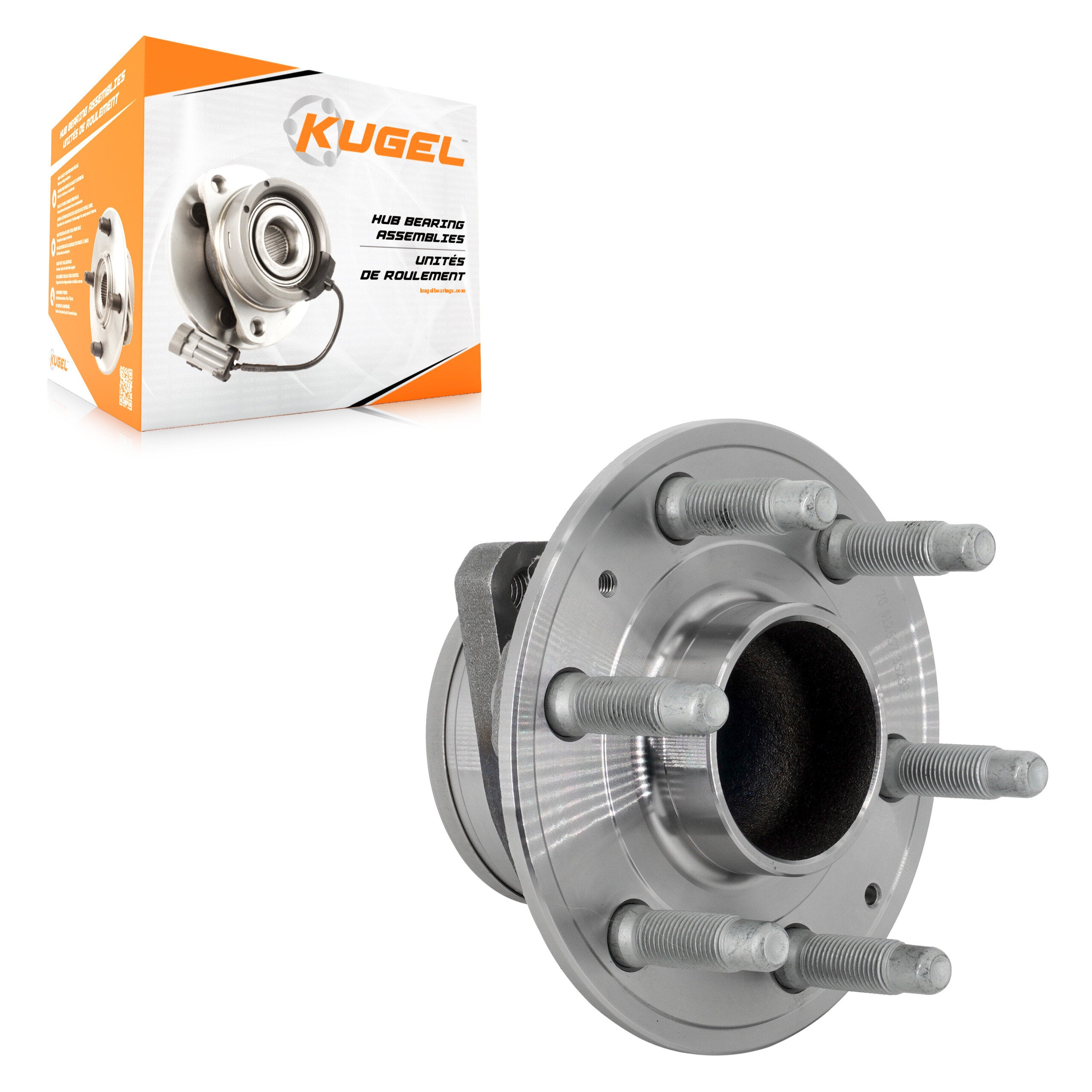 Kugel 70-512657 Wheel Bearing and Hub Assembly for 2017-2022 Cadillac XT6, Buick Enclave, Chevrolet Traverse - Rear