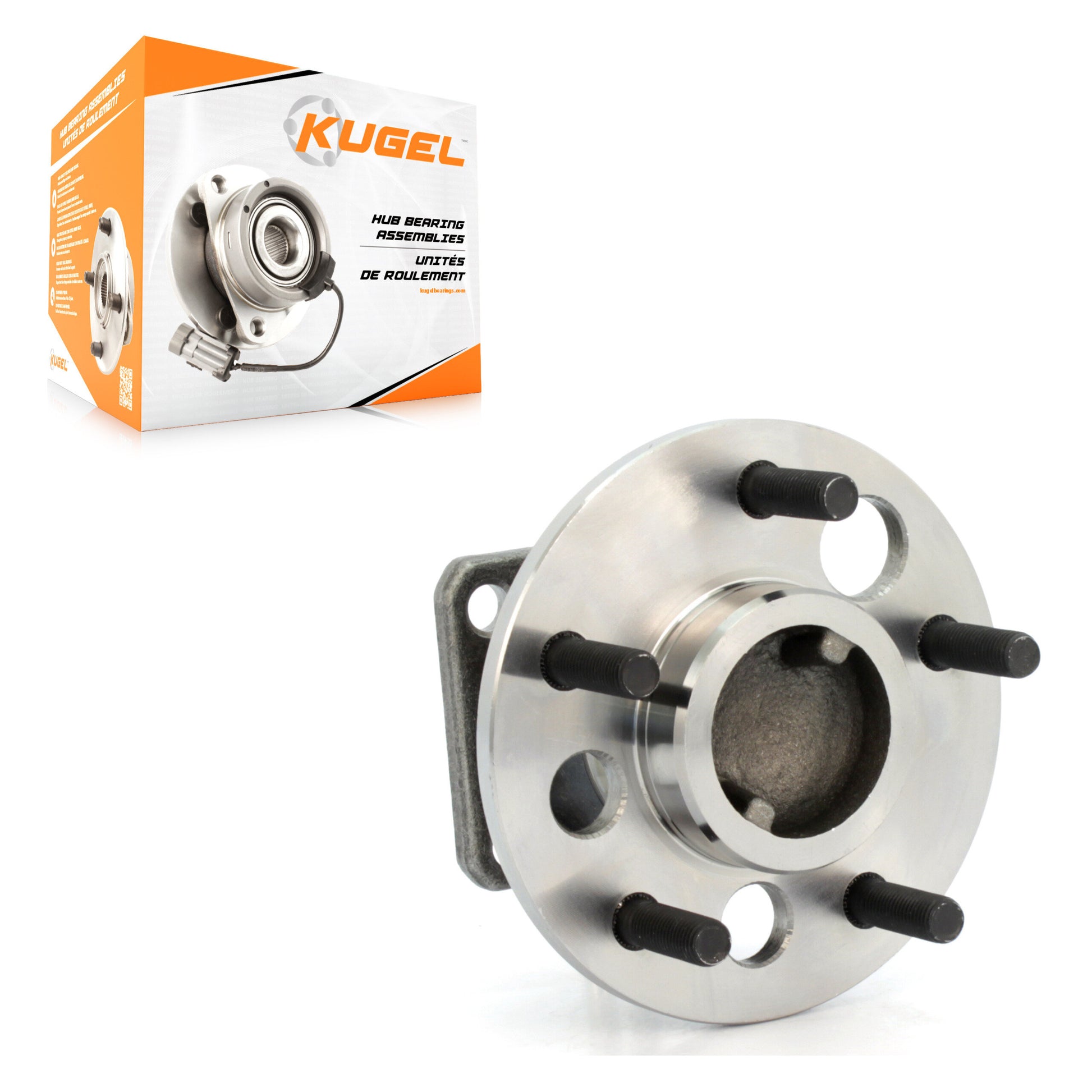 Kugel 70-513018 Wheel Bearing and Hub Assembly for 1982-2008 Buick Allure, Buick LaCrosse, Buick Century - Rear