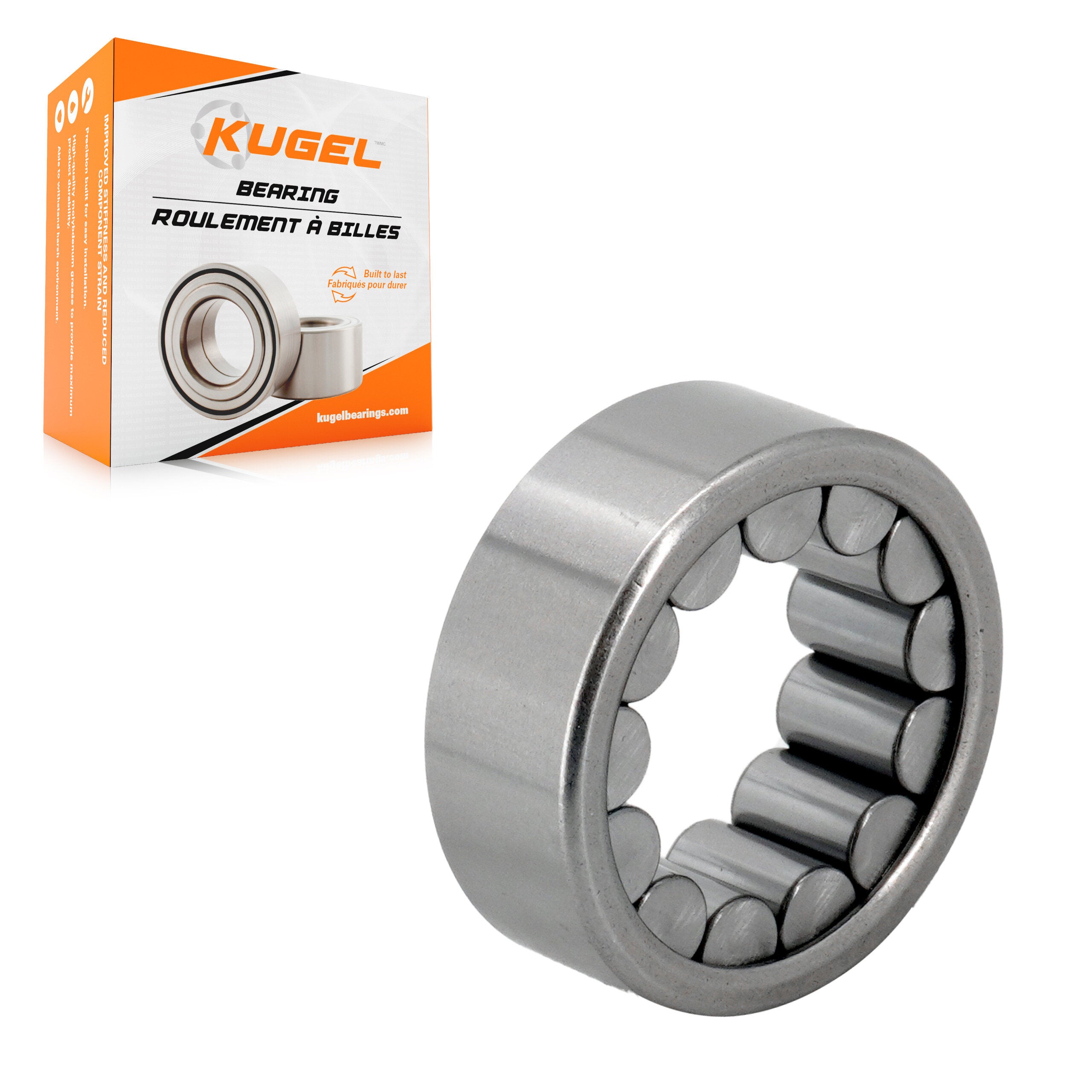 Kugel 70-513067 Wheel Bearing for 1982-2023 Chevrolet Silverado 1500 LTD, GMC Sierra 1500 Limited, Chevrolet Silverado 1500 LD - Rear
