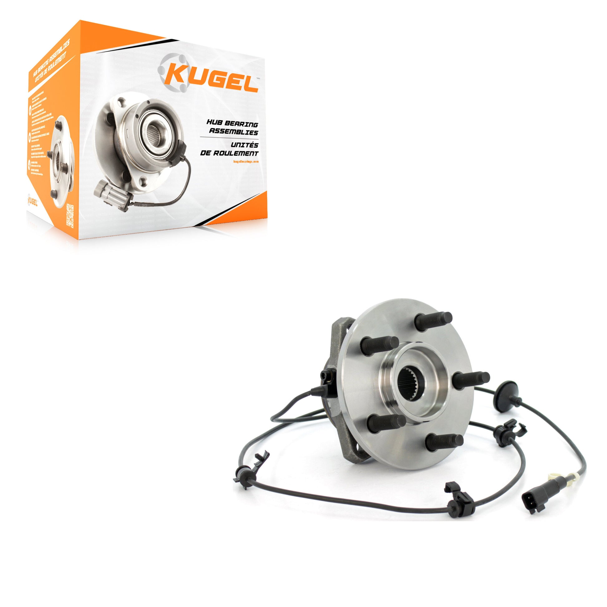Kugel 70-513177 Wheel Bearing and Hub Assembly for 2002-2007 Jeep Liberty - Front Right