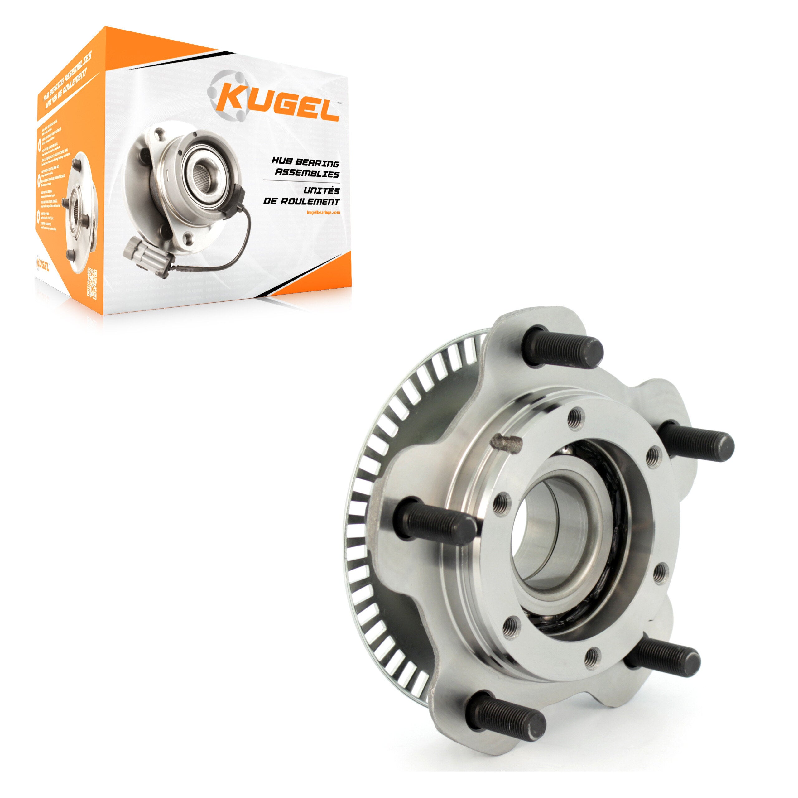 Kugel 70-513193 Wheel Bearing and Hub Assembly for 2001-2006 Suzuki XL-7, Chevrolet Tracker, Suzuki Grand Vitara - Front
