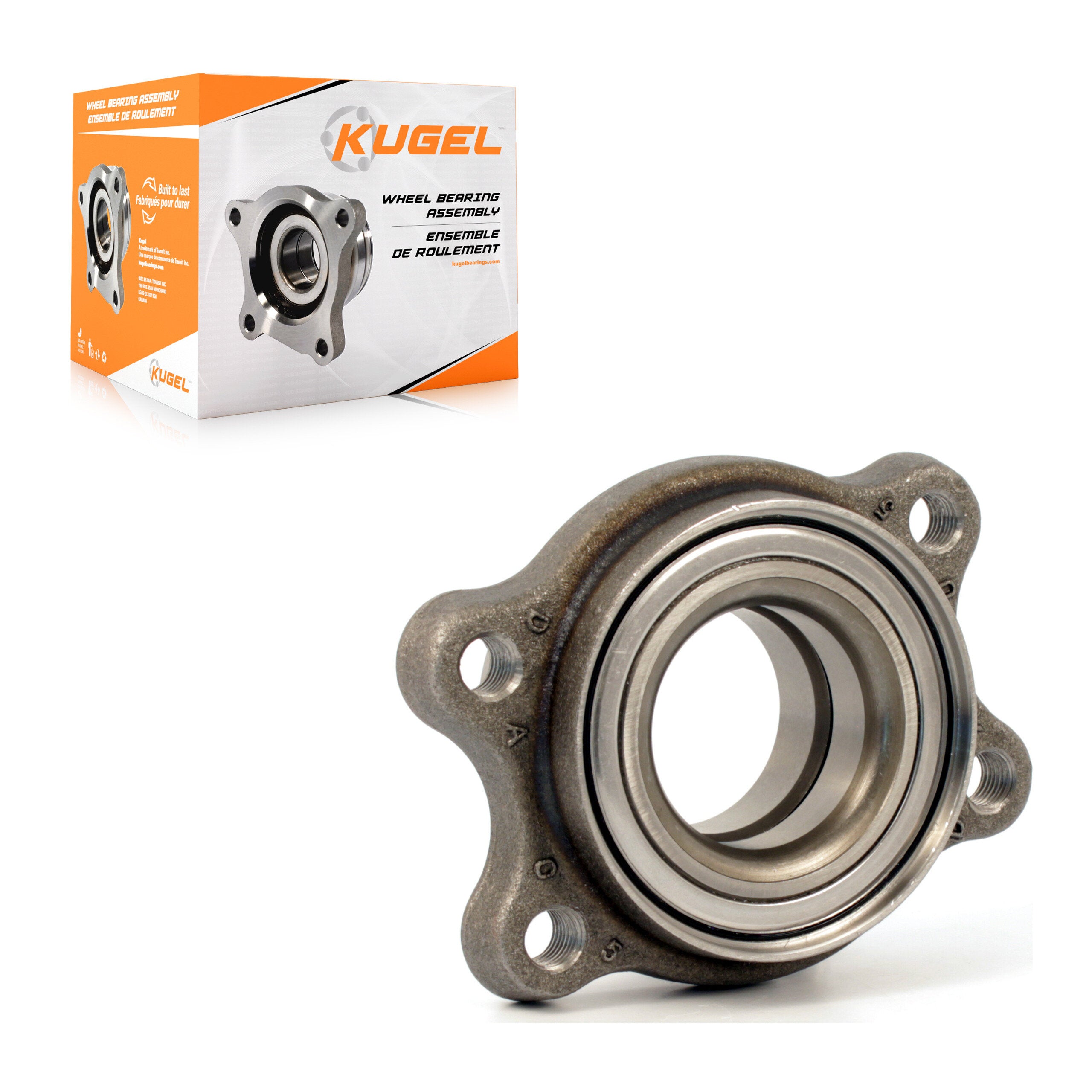 Kugel 70-513227 Wheel Bearing Assembly for 2004-2015 Audi R8, Audi S6, Audi S8 - Front, Rear