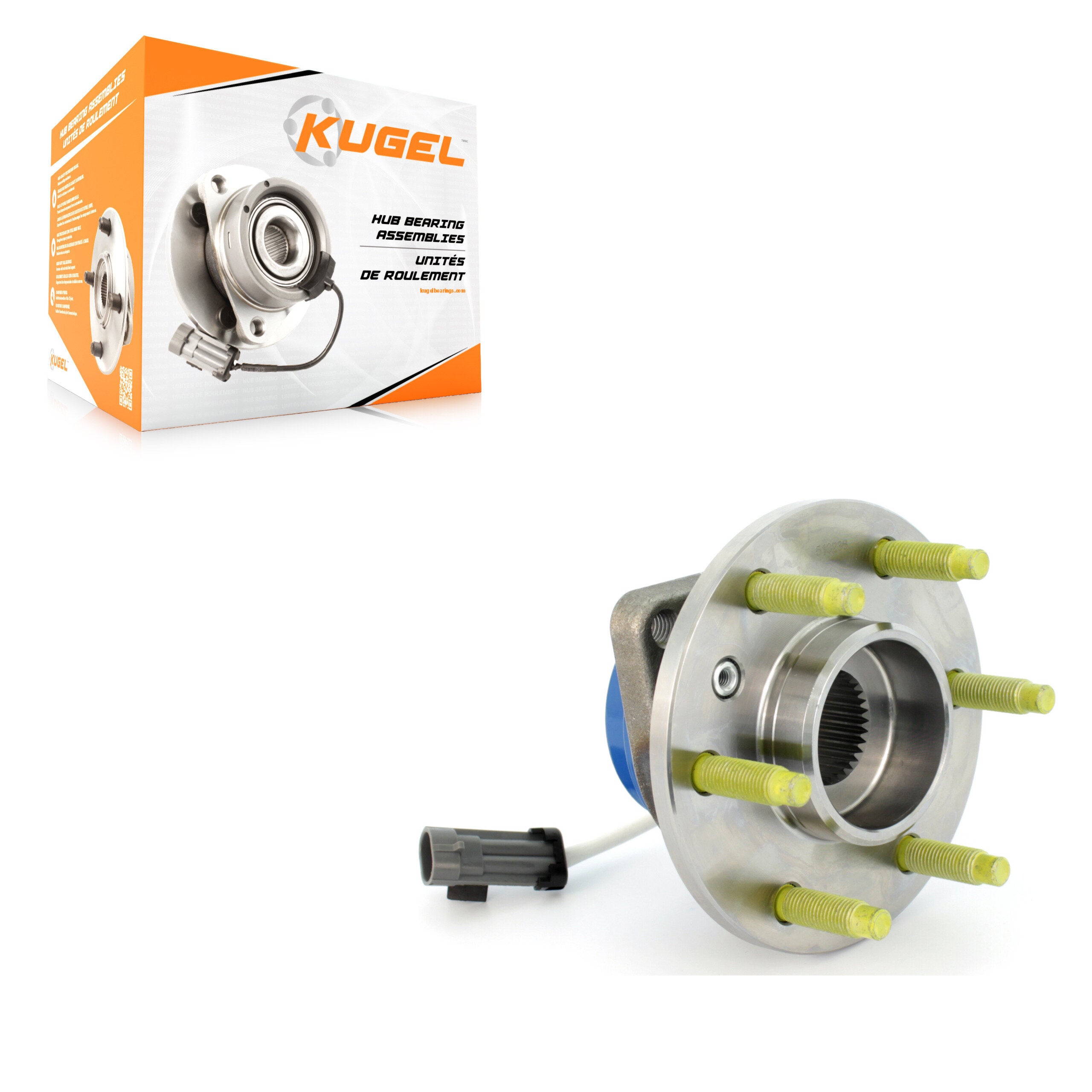 Kugel 70-513236 Wheel Bearing and Hub Assembly for 2006-2009 Buick Terraza, Chevrolet Uplander, Pontiac Montana - Front, Rear