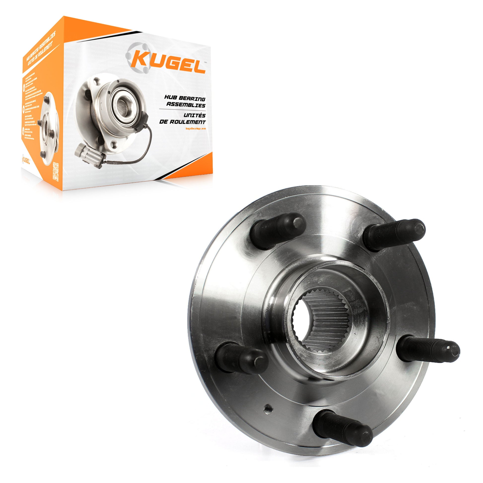 Kugel 70-513281 Wheel Bearing and Hub Assembly for 2009-2015 Cadillac CTS, Chevrolet Camaro - Front, Rear