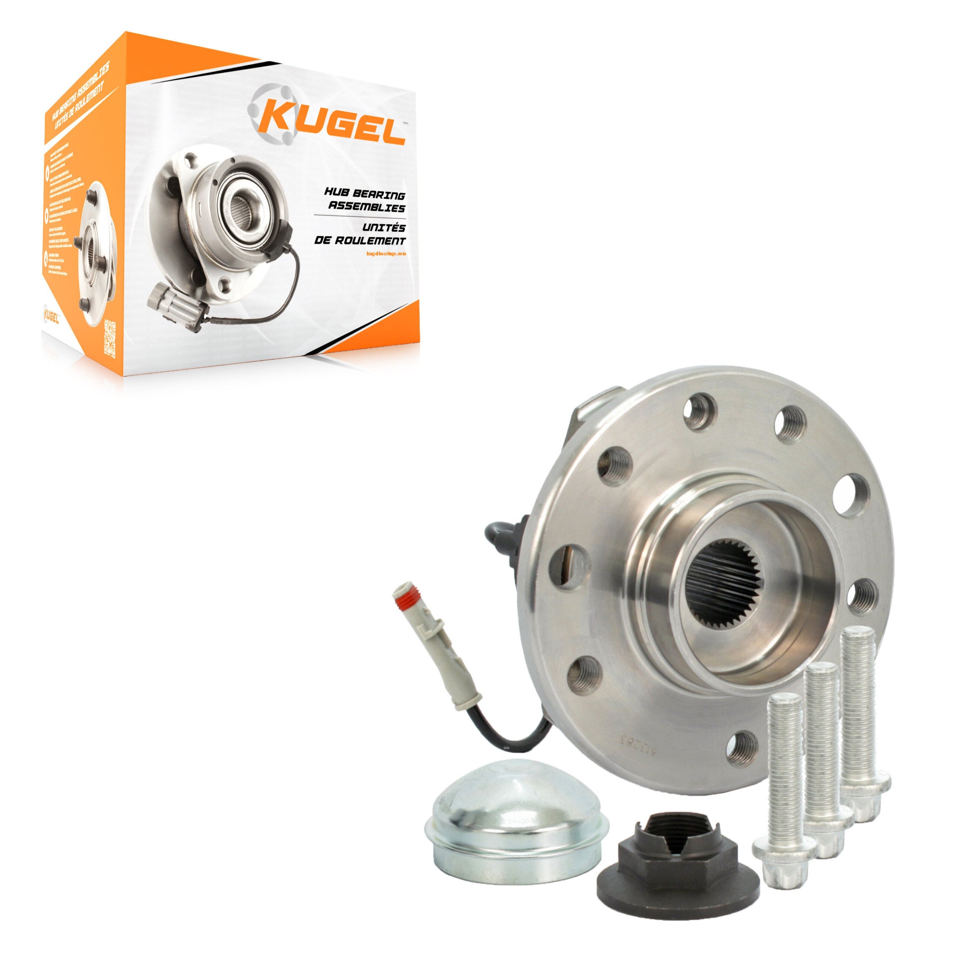 Kugel 70-513283 Wheel Bearing and Hub Assembly for 2008-2009 Saturn Astra - Front