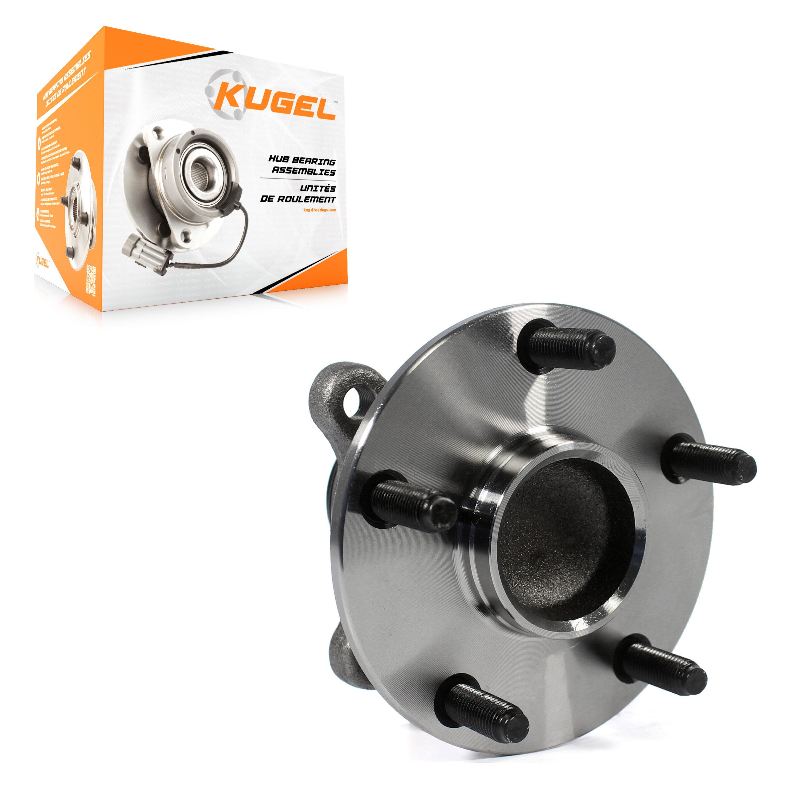 Kugel 70-513284 Wheel Bearing and Hub Assembly for 2006-2015 Lexus IS250, Lexus IS350, Lexus GS460 - Front Left