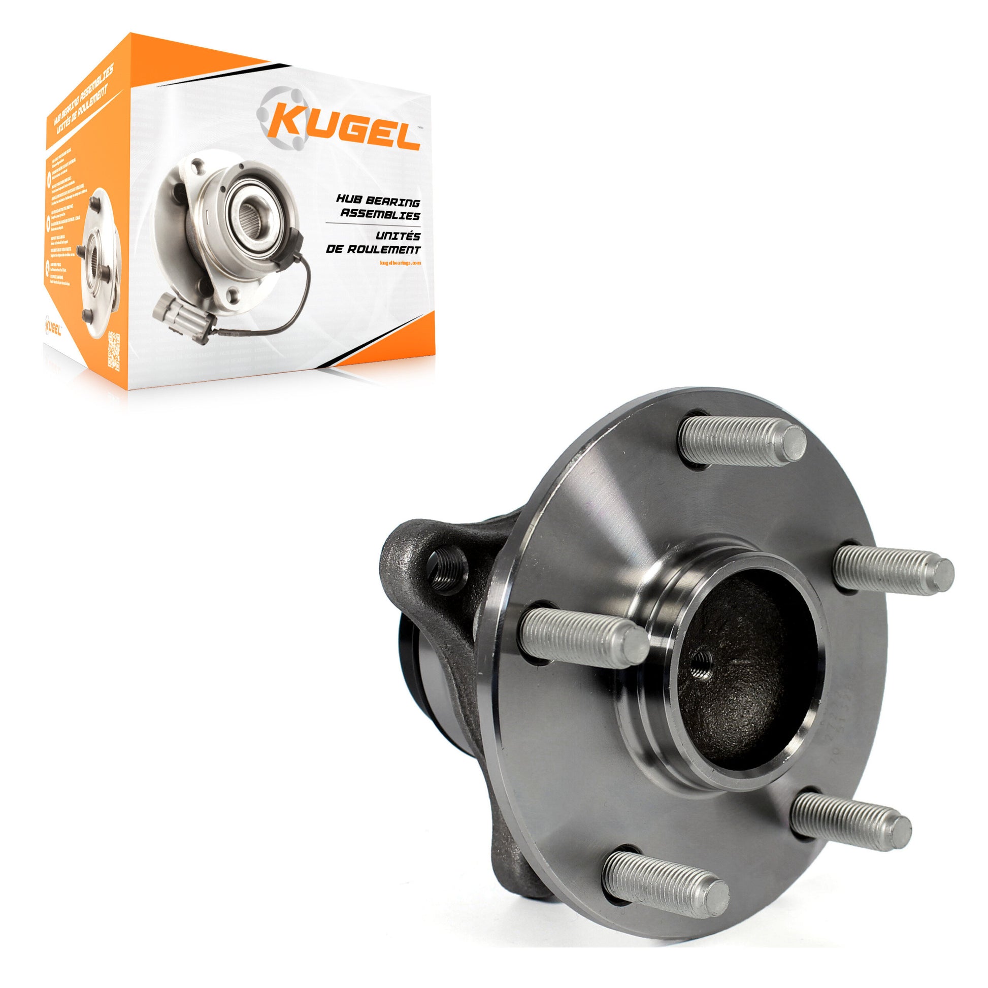 Kugel 70-513285 Wheel Bearing and Hub Assembly for 2006-2015 Lexus IS250, Lexus IS350, Lexus GS460 - Front Right