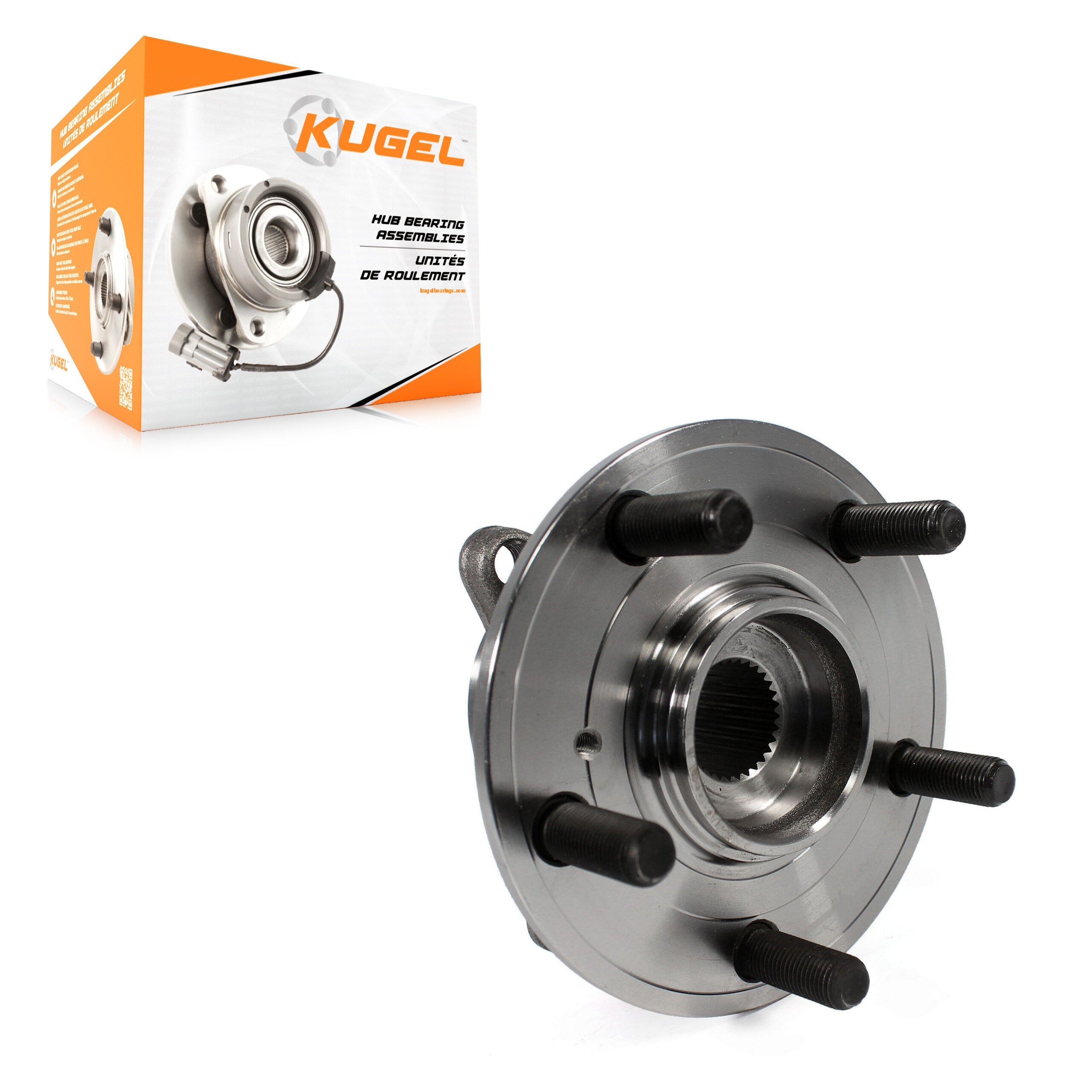 Kugel 70-513293 Wheel Bearing and Hub Assembly for 2011-2017 Honda Odyssey - Front