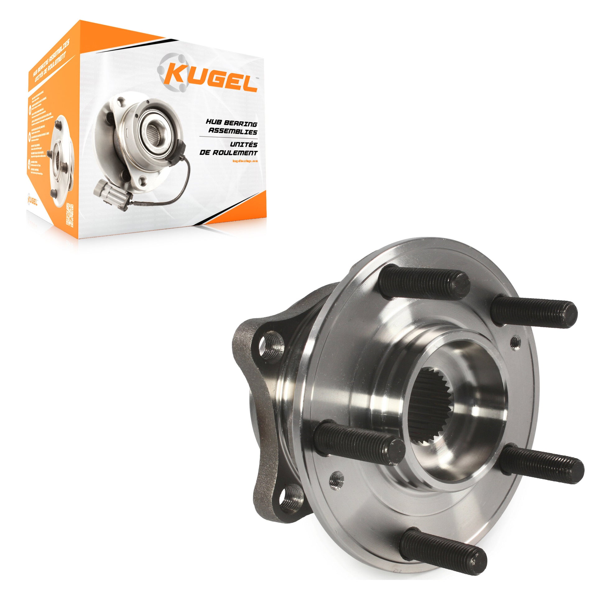 Kugel 70-513395 Wheel Bearing and Hub Assembly for 2015-2021 Kia Sedona - Front
