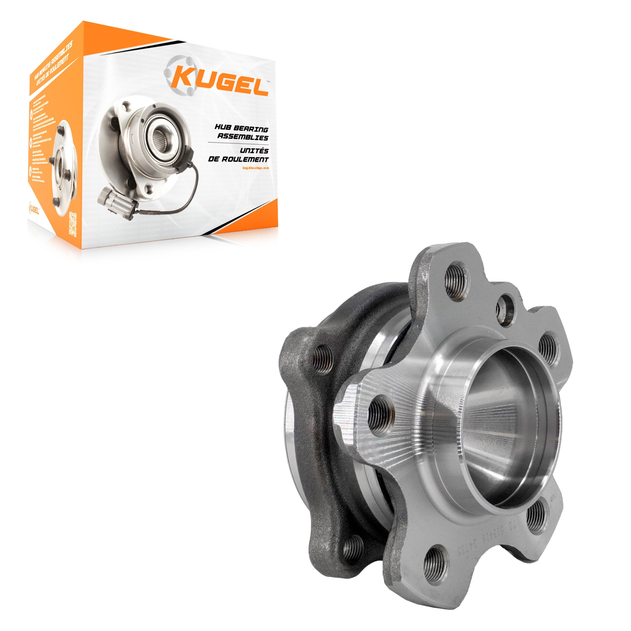 Kugel 70-513406 Wheel Bearing and Hub Assembly for 2016-2022 BMW X3, BMW 330i, BMW 430i - Front