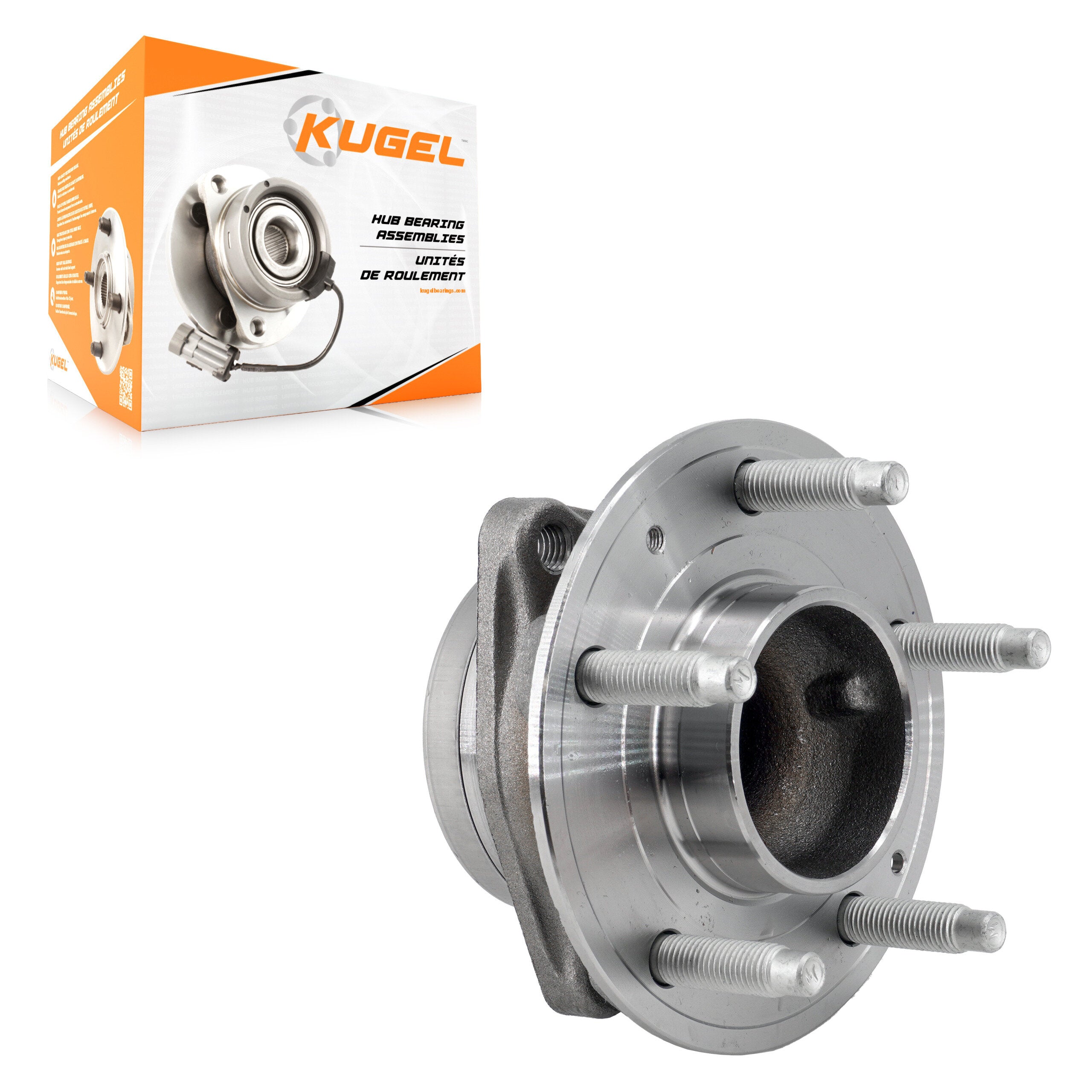Kugel 70-513441 Wheel Bearing and Hub Assembly for 2018-2021 Chevrolet Equinox, GMC Terrain - Rear
