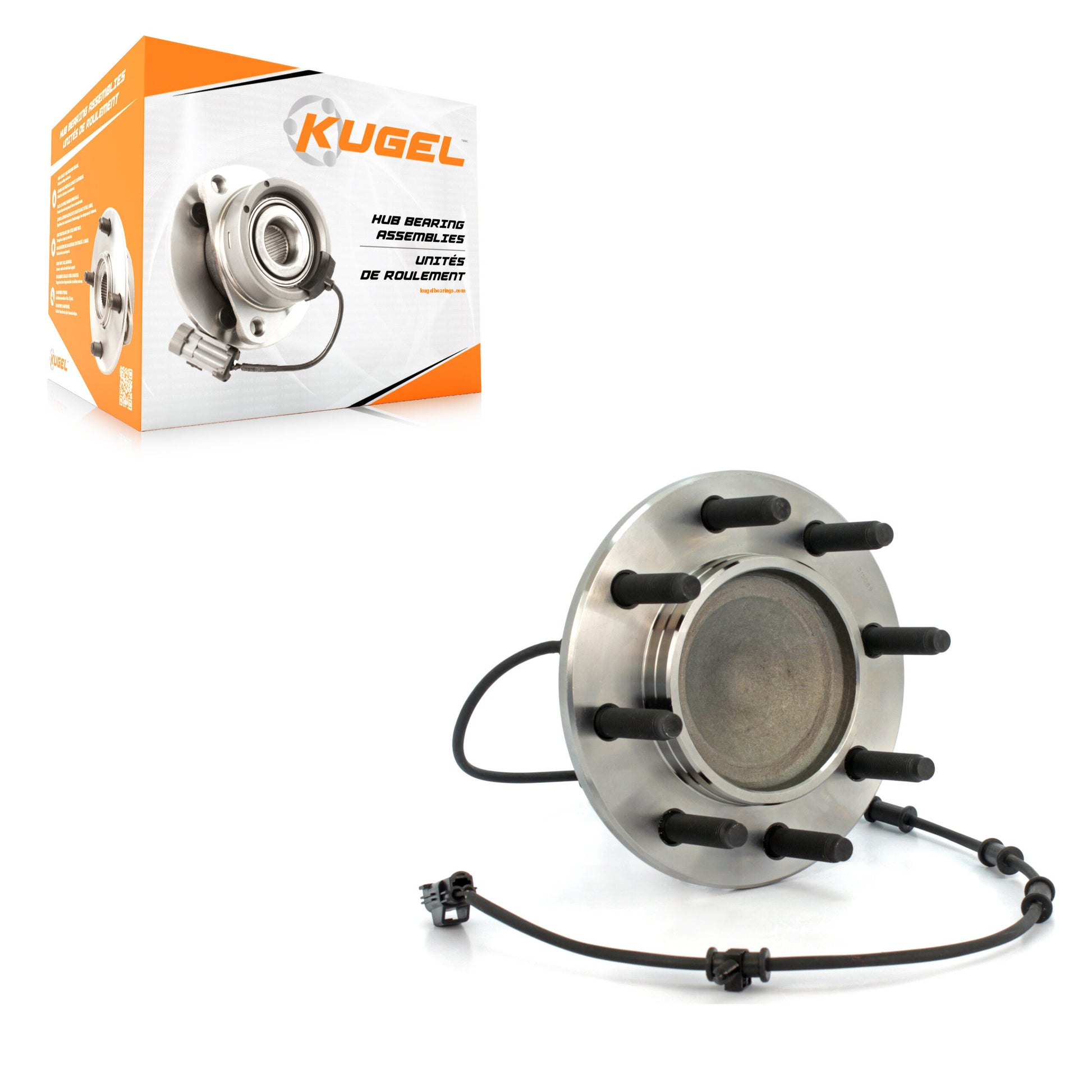 Kugel 70-515089 Wheel Bearing and Hub Assembly for 2003-2005 Dodge Ram 2500, Dodge Ram 3500 - Front