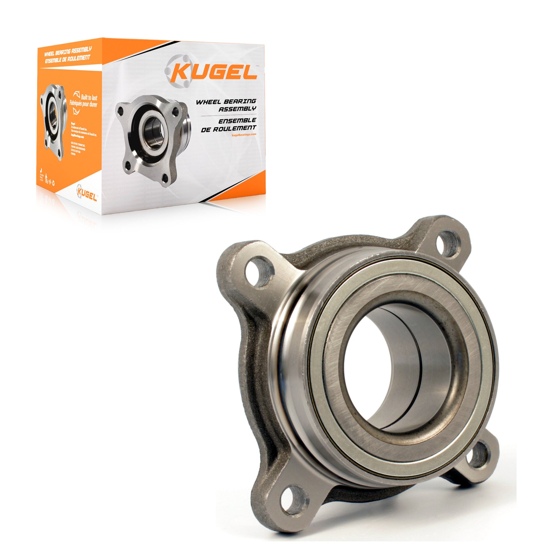 Kugel 70-515103 Wheel Bearing Assembly for 2007-2022 Lexus LX570, Toyota Land Cruiser, Toyota Sequoia - Front
