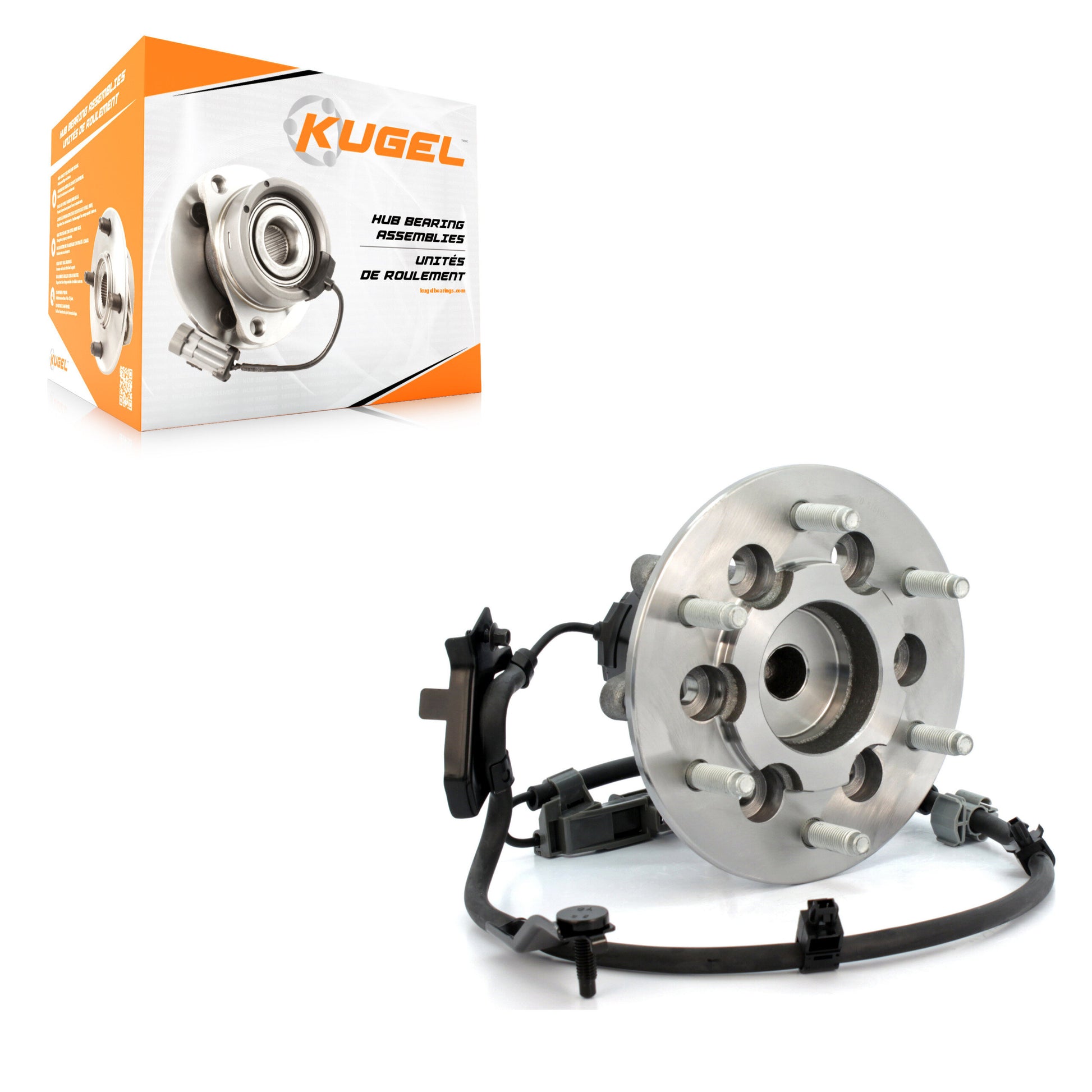 Kugel 70-515106 Wheel Bearing and Hub Assembly for 2004-2008 Isuzu i-290, Isuzu i-370, Isuzu i-280 - Front Left