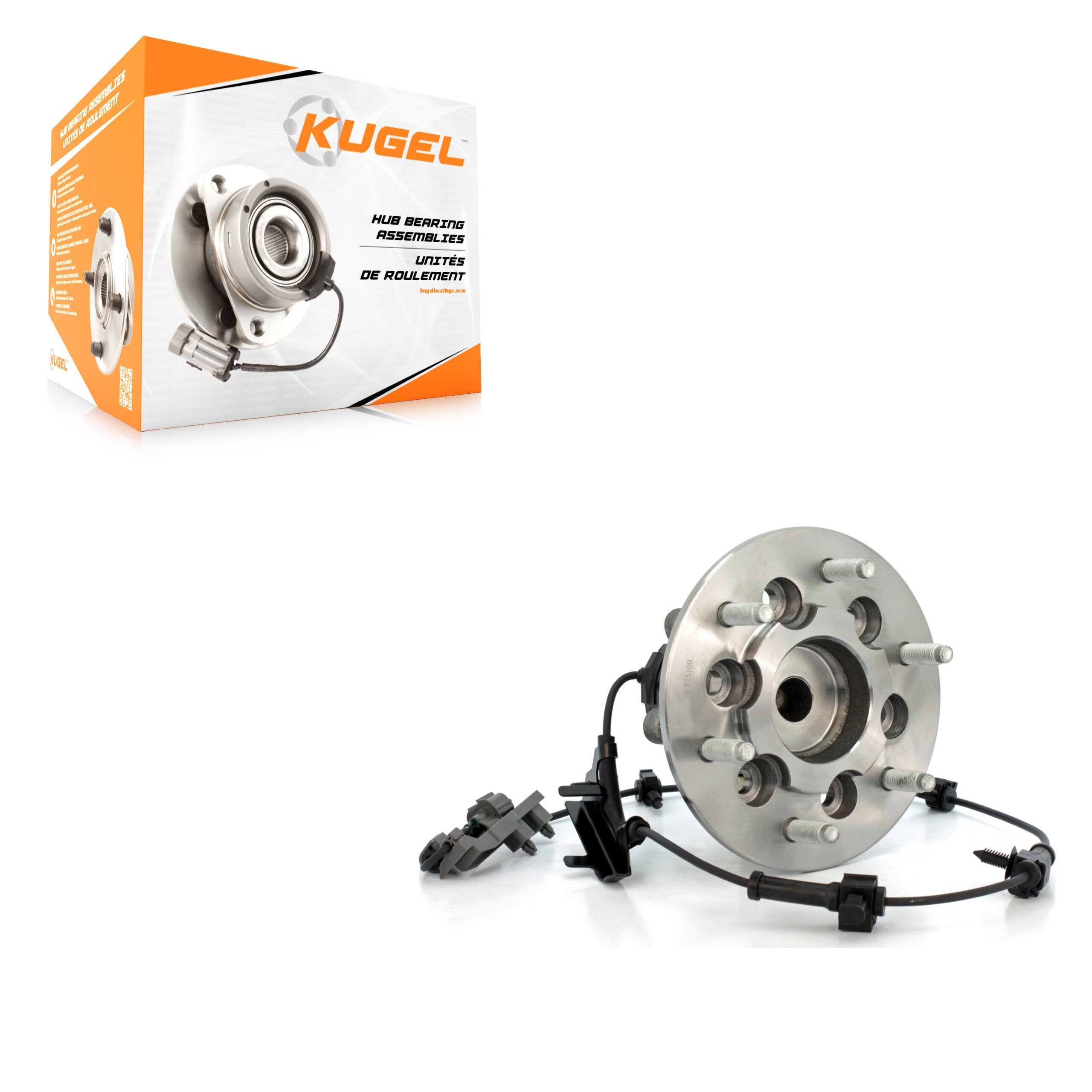 Kugel 70-515109 Wheel Bearing and Hub Assembly for 2004-2008 Chevrolet Colorado, GMC Canyon - Front Right