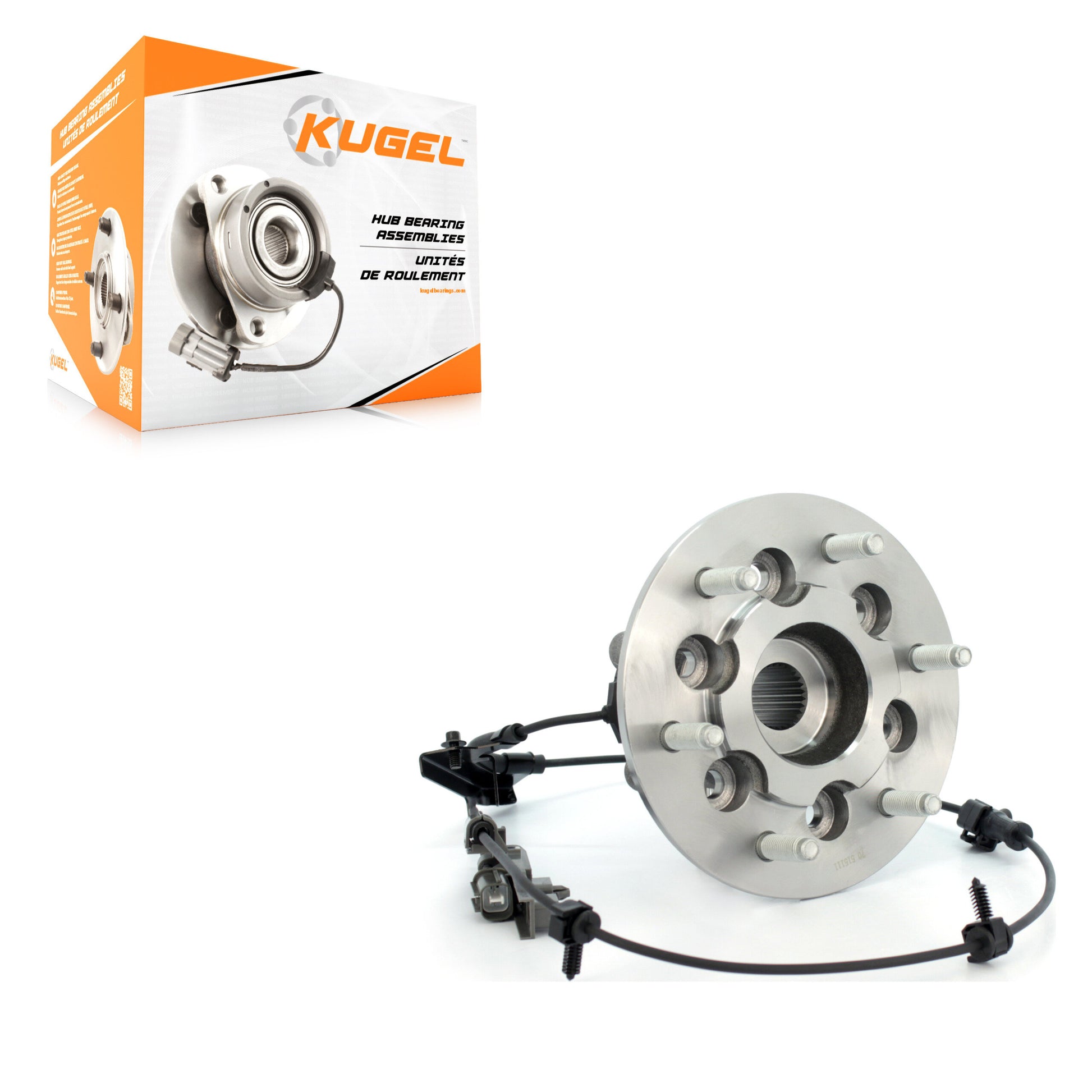Kugel 70-515111 Wheel Bearing and Hub Assembly for 2004-2008 GMC Canyon, Isuzu i-370, Isuzu i-350 - Front Right