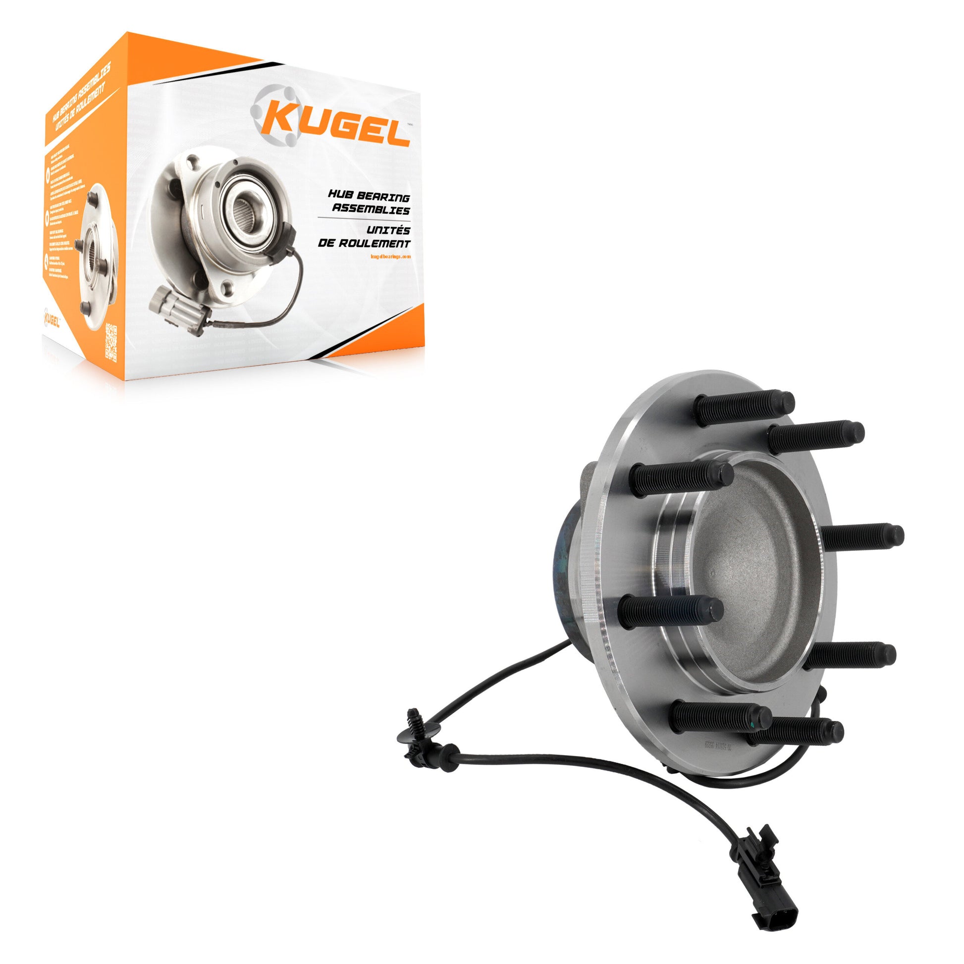 Kugel 70-515114 Wheel Bearing and Hub Assembly for 2006-2008 Dodge Ram 1500, Dodge Ram 2500, Dodge Ram 3500 - Front