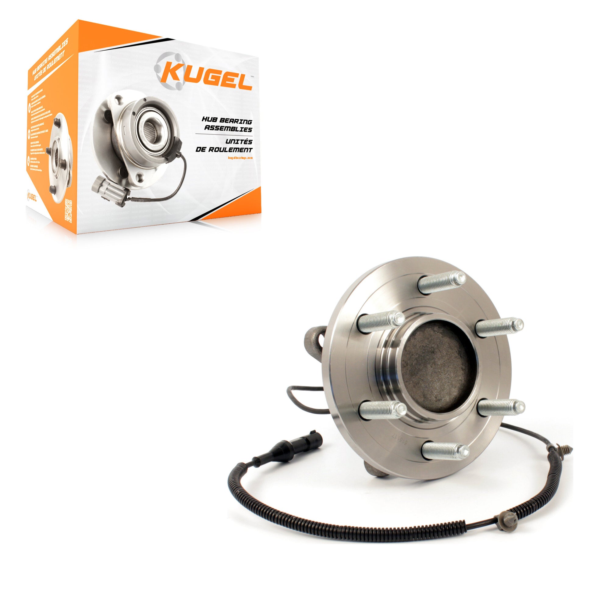 Kugel 70-515117 Wheel Bearing and Hub Assembly for 2009-2010 Ford F-150 - Front