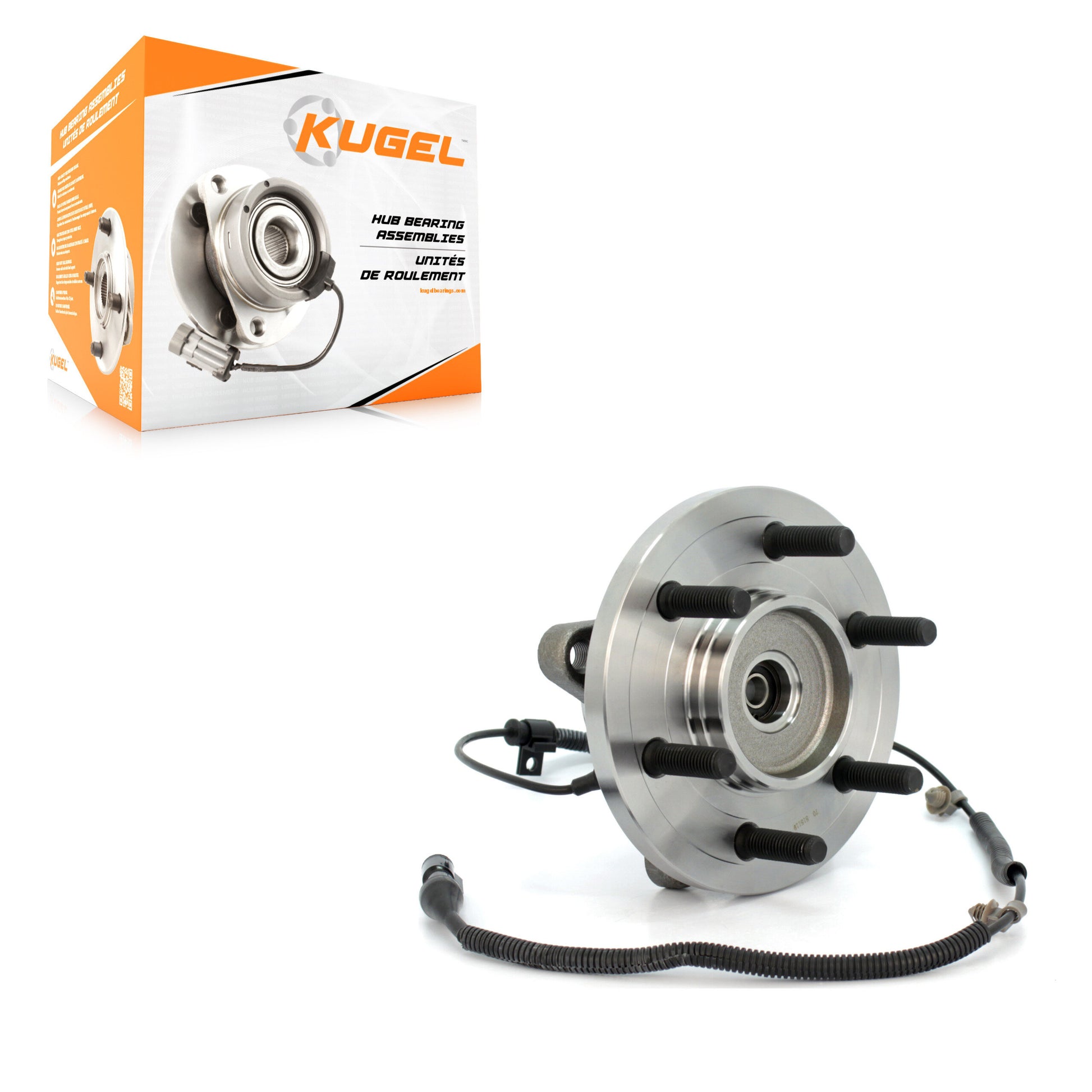 Kugel 70-515119 Wheel Bearing and Hub Assembly for 2009-2010 Ford F-150 - Front