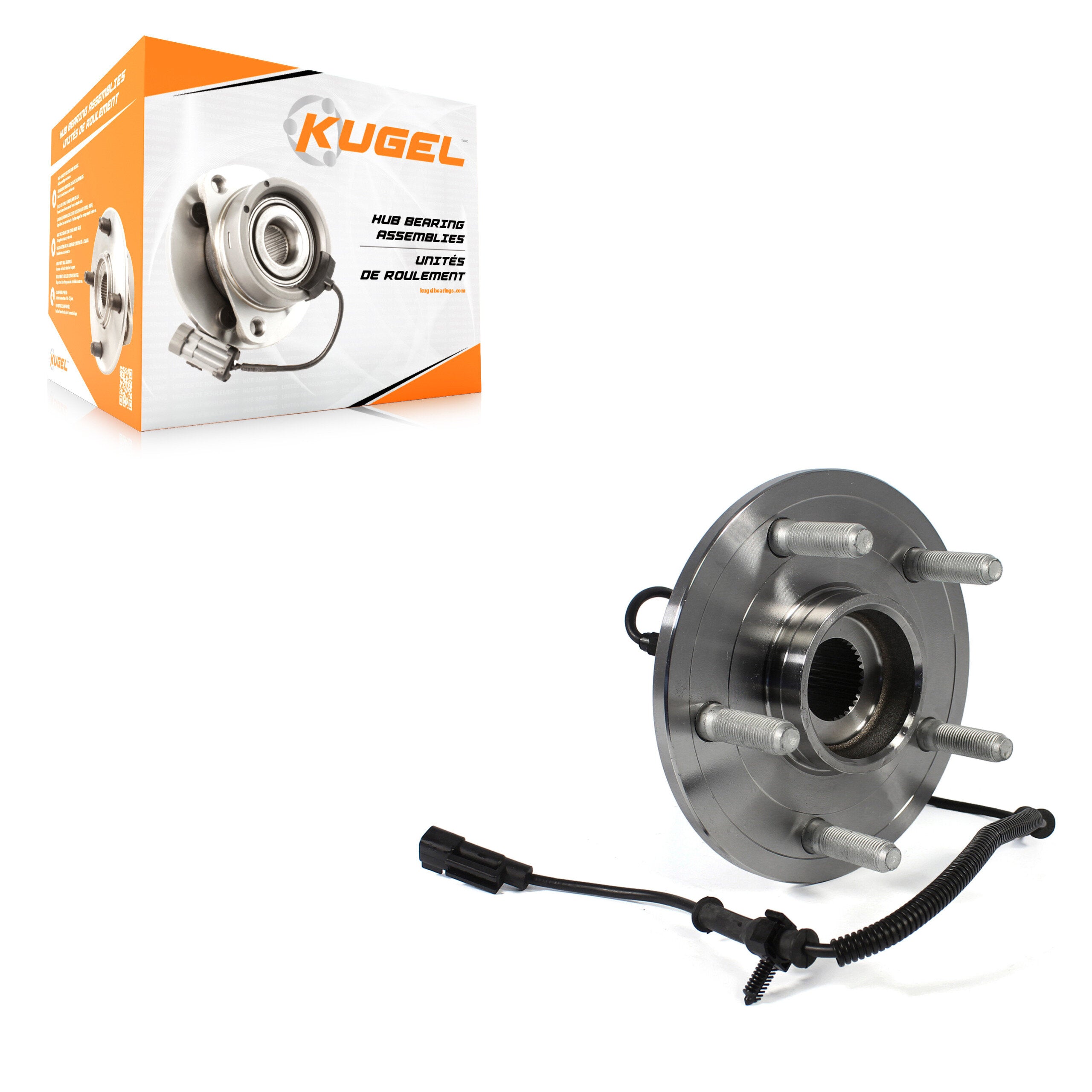 Kugel 70-515151 Wheel Bearing and Hub Assembly for 2012-2022 Ram 1500 Classic, Ram 1500 - Front