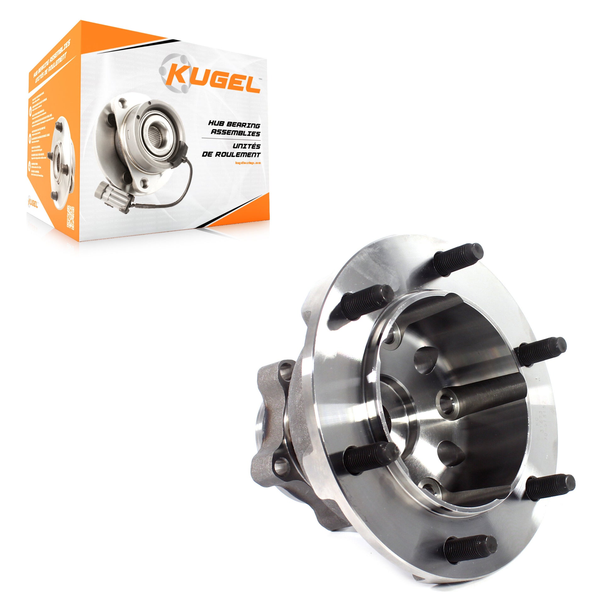 Kugel 70-515152 Wheel Bearing and Hub Assembly for 2015-2019 Ford Transit-250, Ford Transit-350, Ford Transit-350 HD - Front
