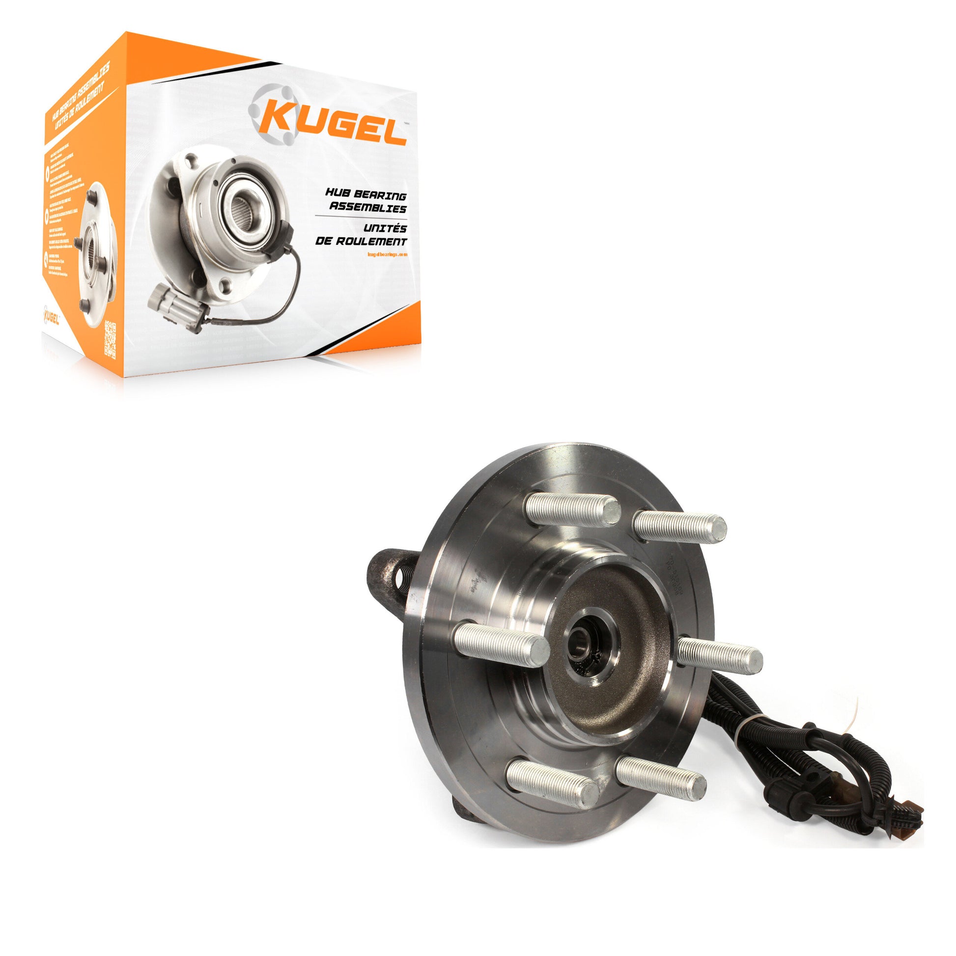 Kugel 70-515169 Wheel Bearing and Hub Assembly for 2015-2017 Ford F-150 - Front