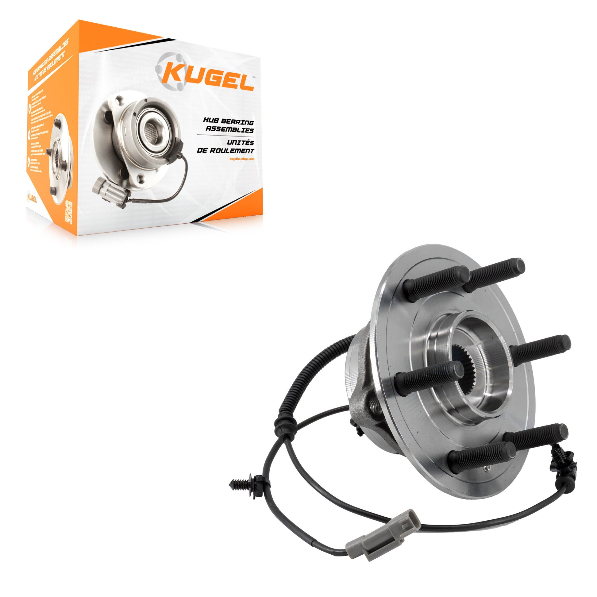 Kugel 70-515178 Wheel Bearing and Hub Assembly for 2019-2023 Ram 1500 - Front