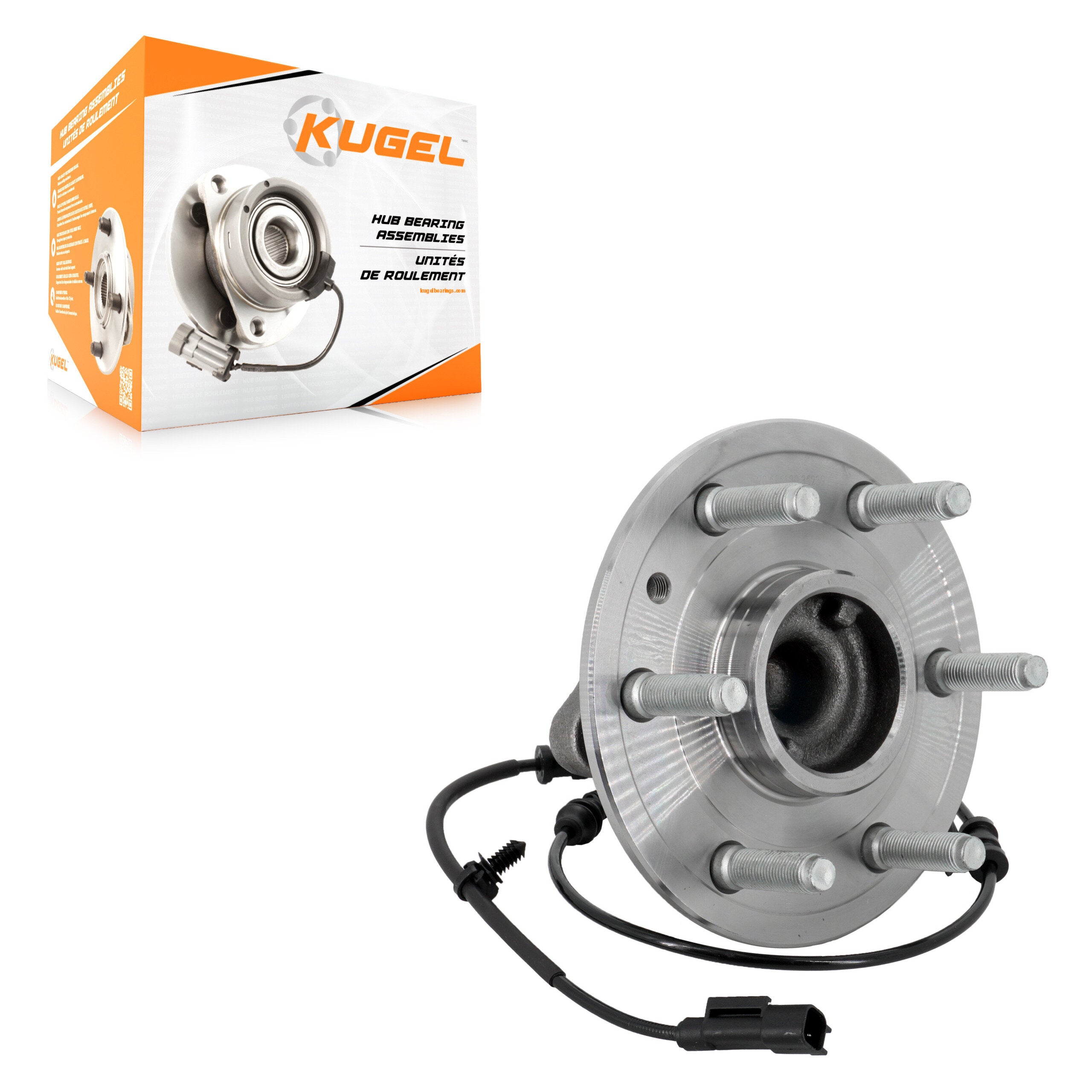 Kugel 70-515180 Wheel Bearing and Hub Assembly for 2019-2023 Ram 1500 - Front