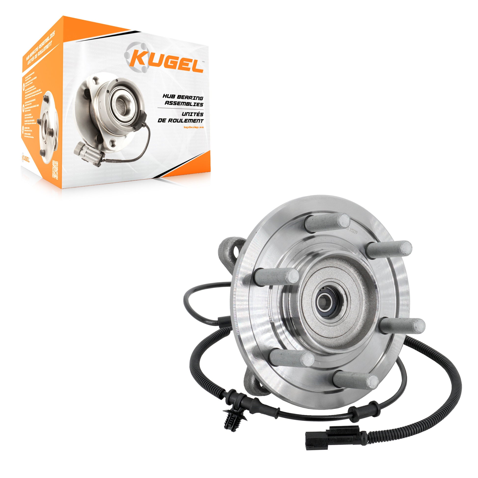 Kugel 70-515188 Wheel Bearing and Hub Assembly for 2017-2020 Ford F-150 - Front