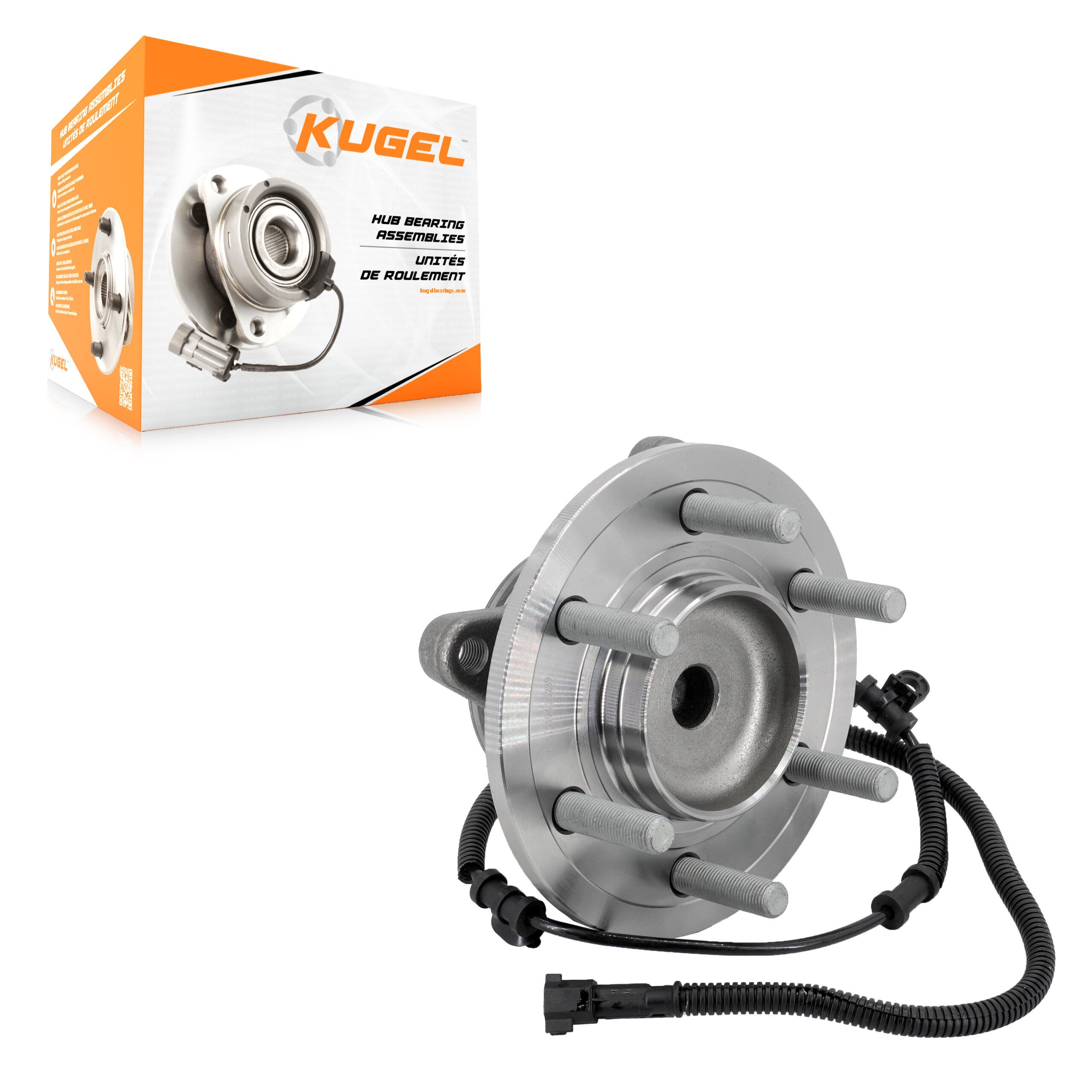 Kugel 70-515194 Wheel Bearing and Hub Assembly for 2015-2017 Ford F-150 - Front