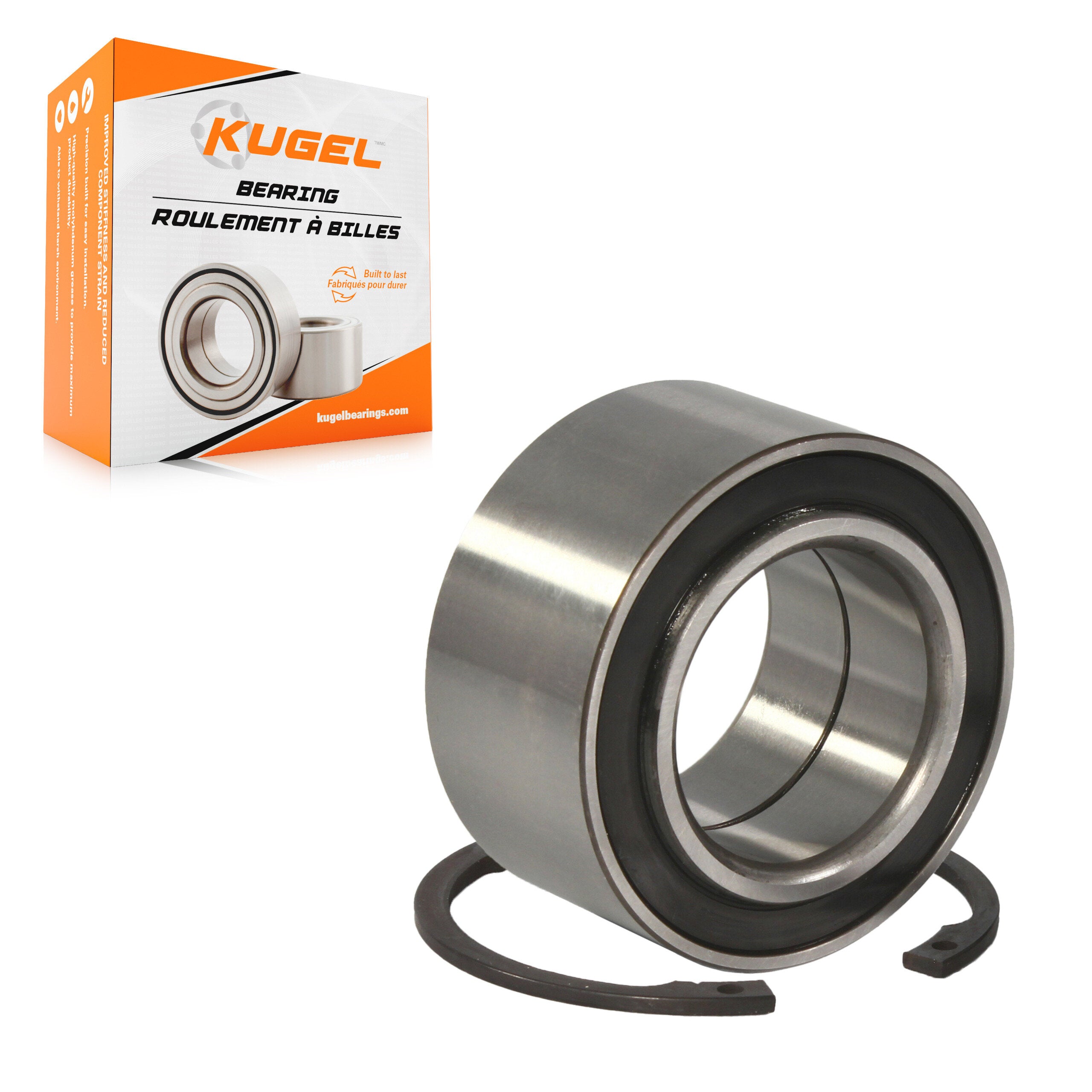 Kugel 70-517008 Wheel Bearing and Race Set for 1985-2008 Saab 9-2X, Subaru Baja, Subaru Outback - Front Inner, Rear Inner