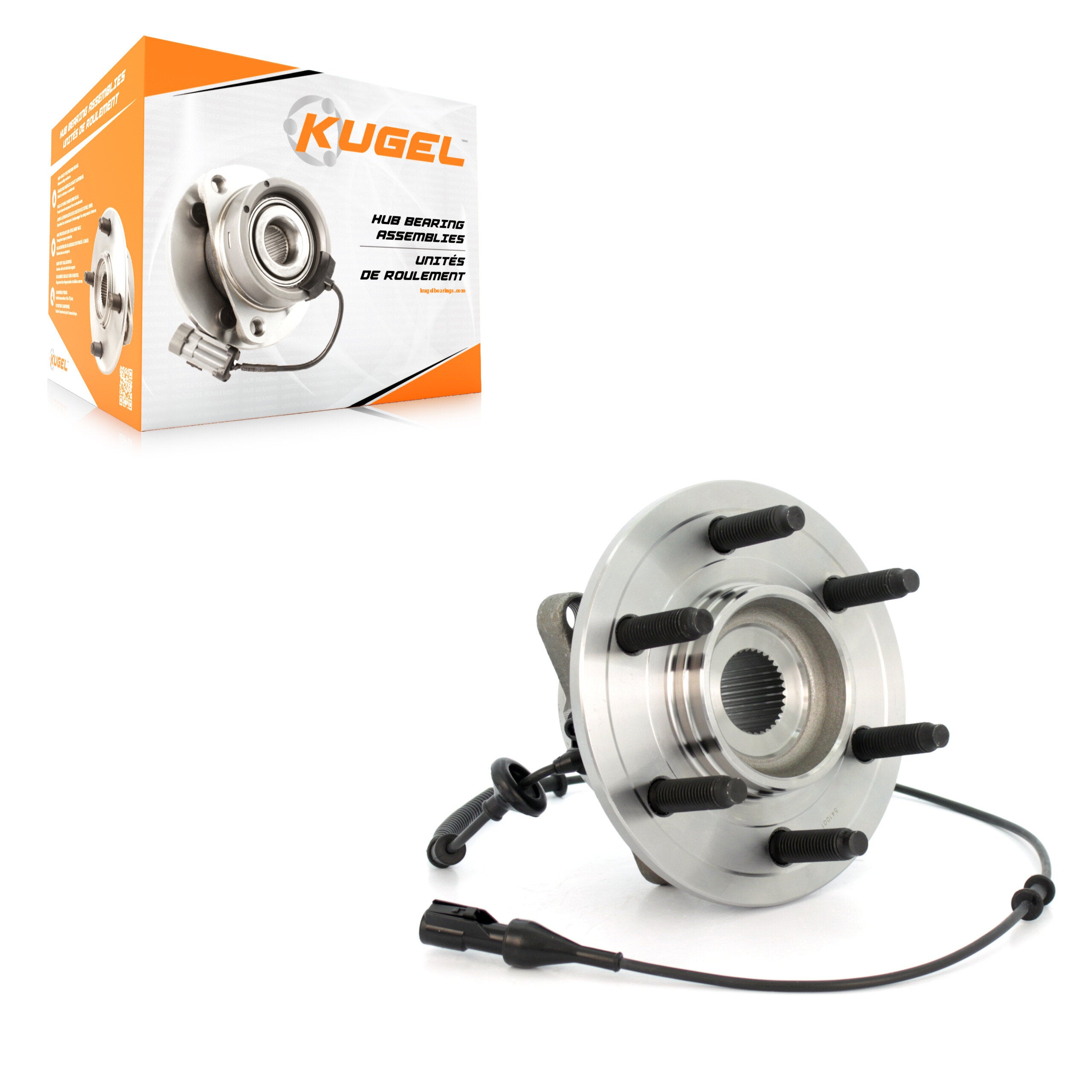 Kugel 70-541001 Wheel Bearing and Hub Assembly for 2003-2006 Ford Expedition, Lincoln Navigator - Rear