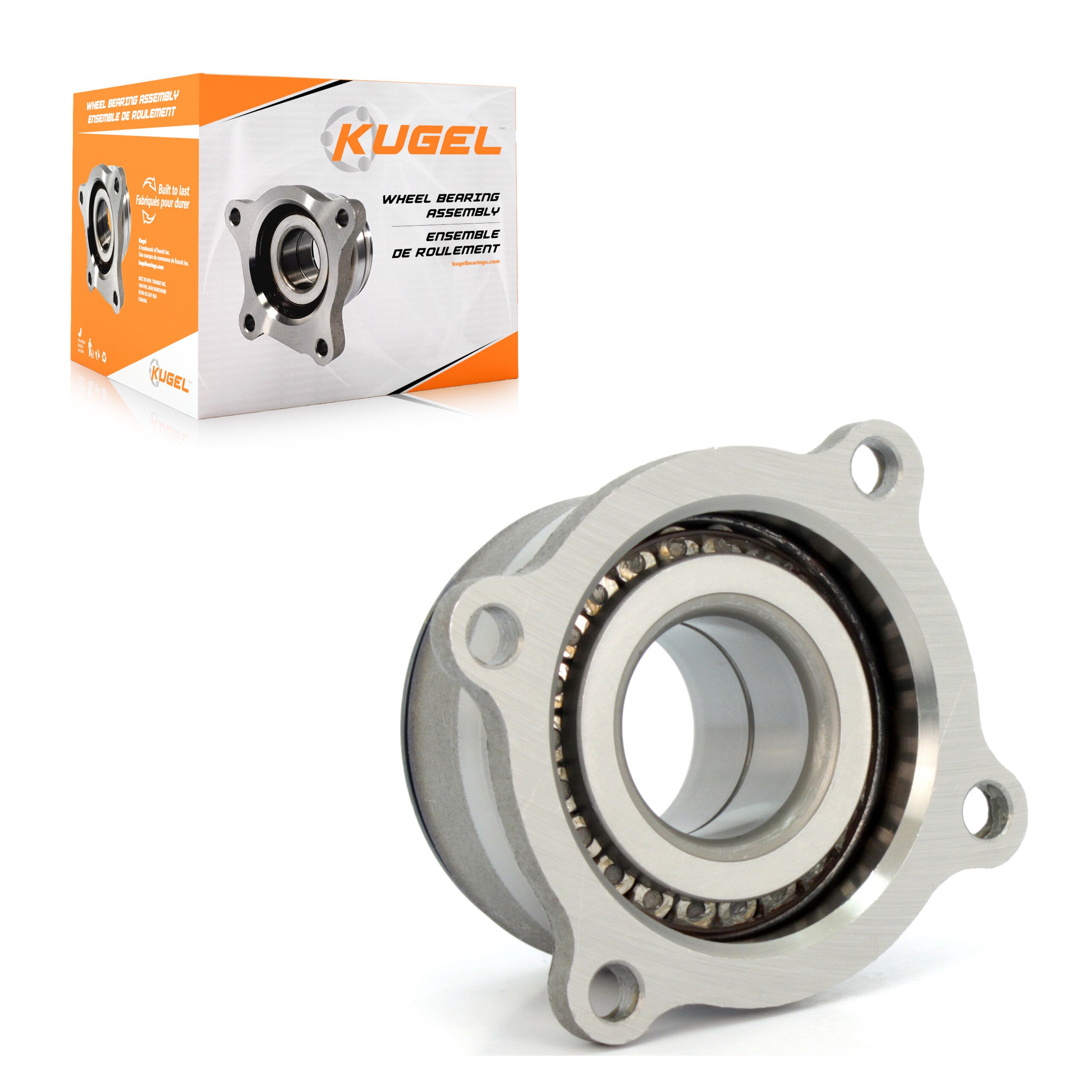Kugel 70-541011 Wheel Bearing Assembly for 2005-2019 Nissan Frontier, Nissan Xterra, Suzuki Equator - Rear