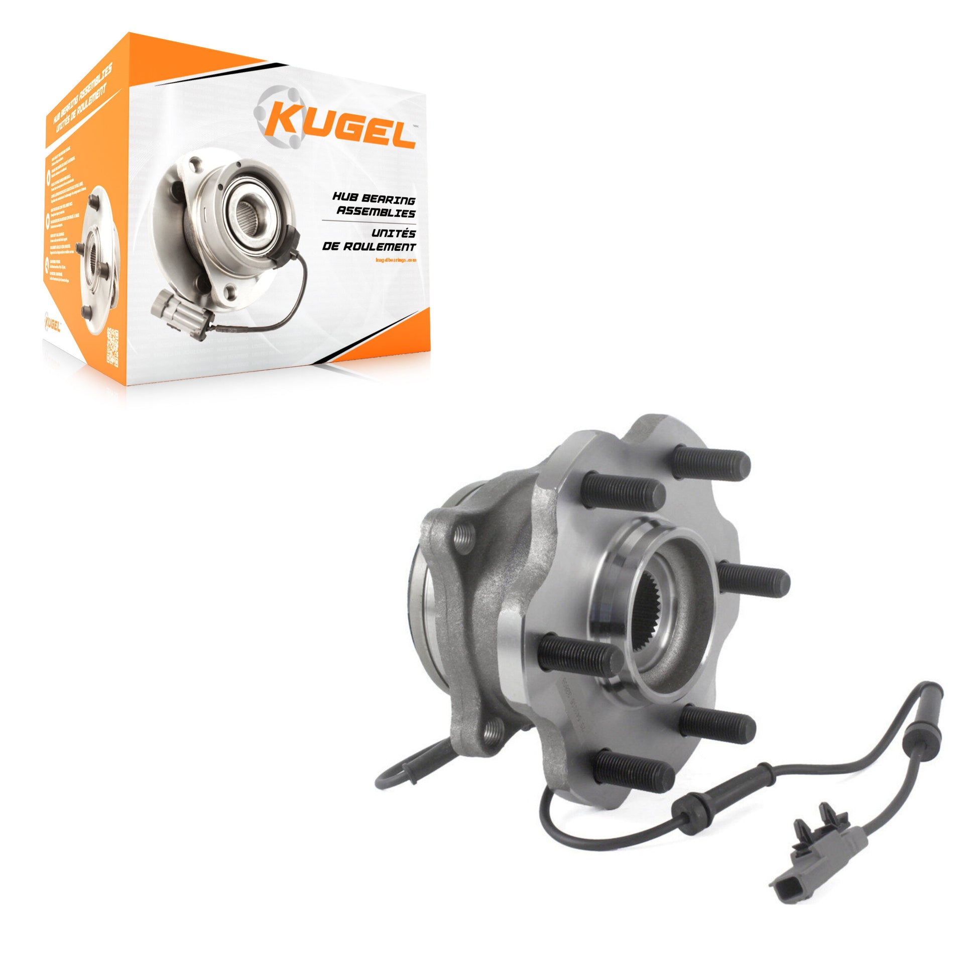 Kugel 70-541016 Wheel Bearing and Hub Assembly for 2011-2023 Nissan Armada, INFINITI QX80, INFINITI QX56 - Rear