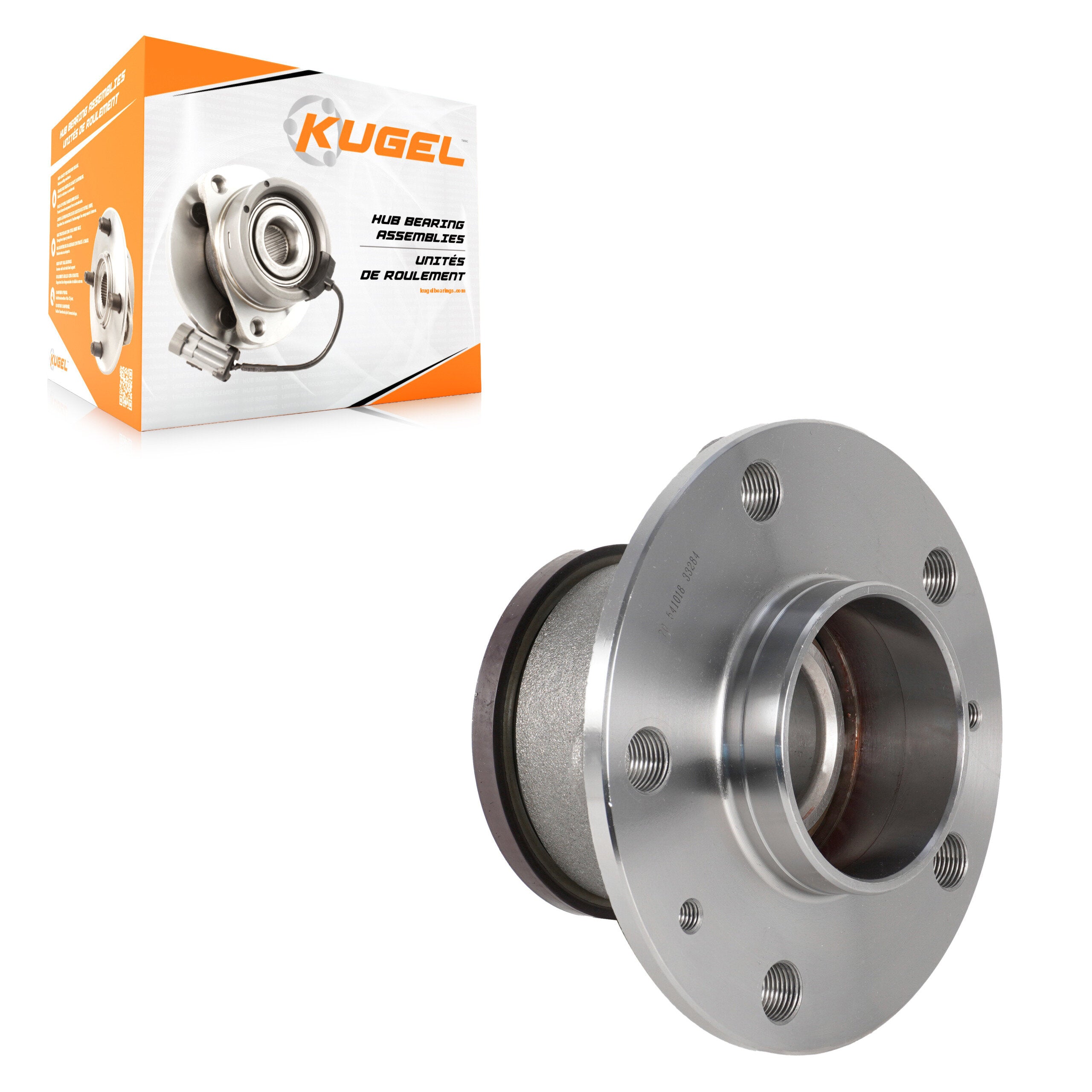 Kugel 70-541018 Wheel Bearing and Hub Assembly for 2014-2023 Ram ProMaster 3500, Ram ProMaster 1500, Ram ProMaster 2500 - Rear