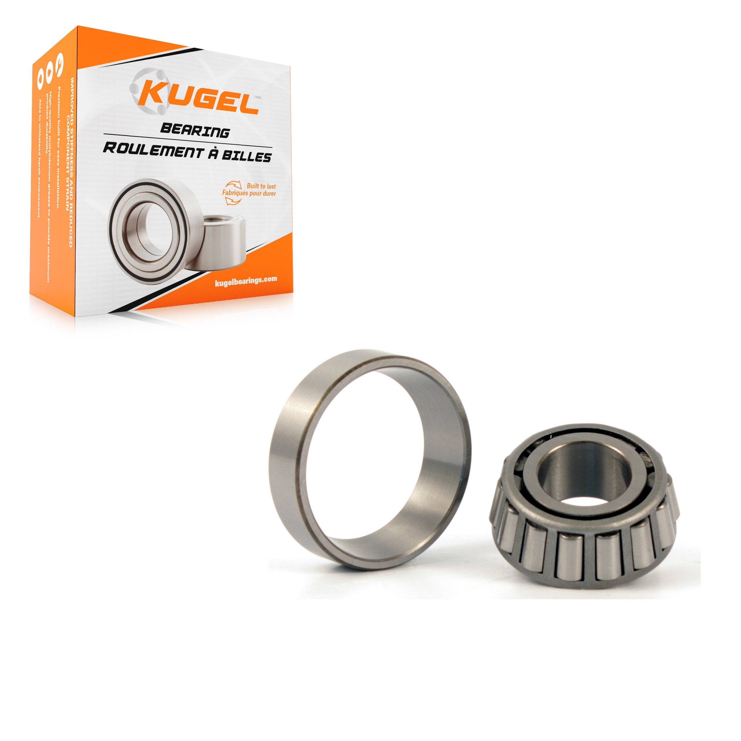 Kugel 70-A2 Wheel Bearing and Race Set for 1980-2017 Mercedes-Benz G65 AMG, Volkswagen Beetle, Mercedes-Benz G63 AMG - Front Upper, Front Outer, Rear Outer