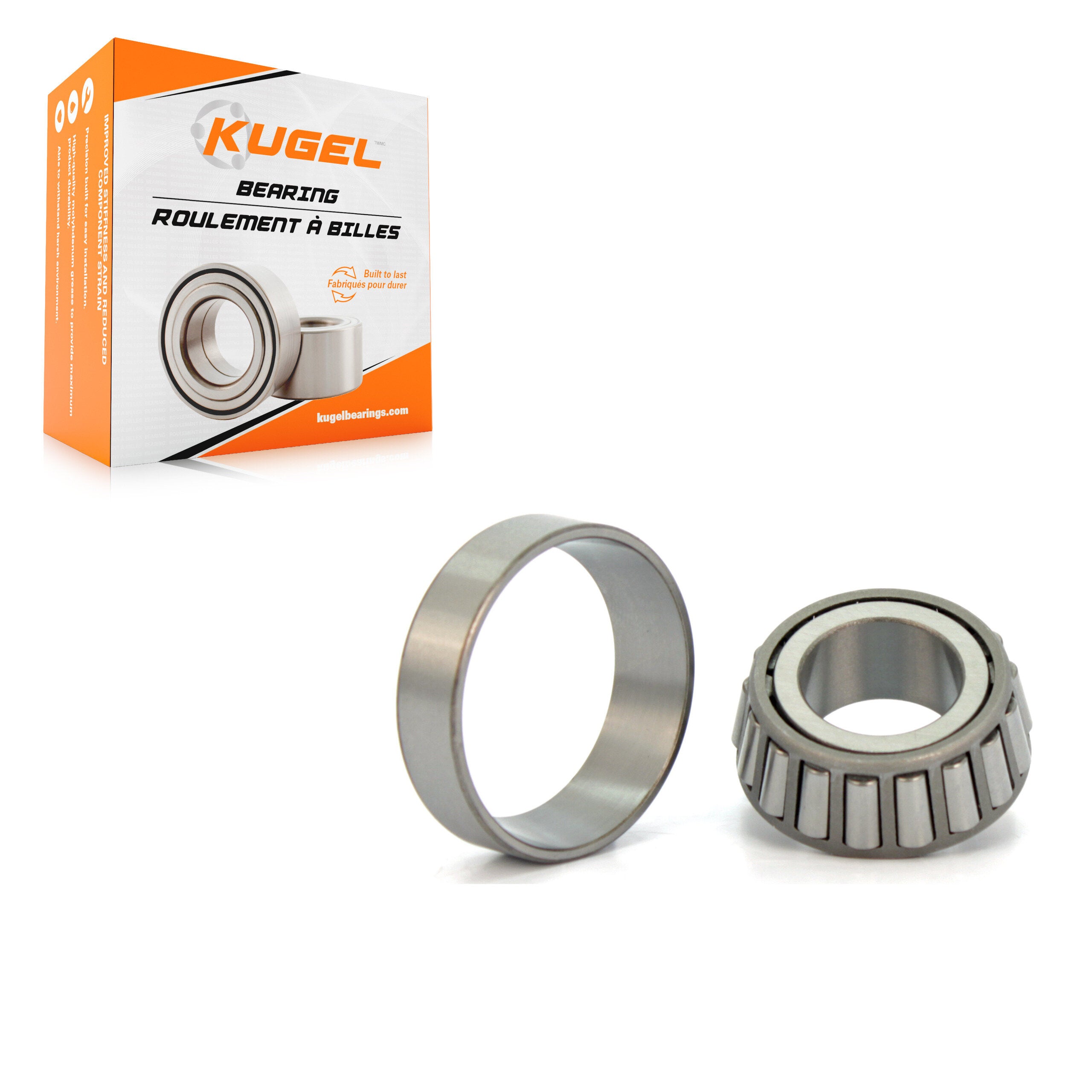 Kugel 70-A34 Wheel Bearing and Race Set for 1982-2003 Isuzu Hombre, Chevrolet Blazer, GMC Jimmy - Front Outer