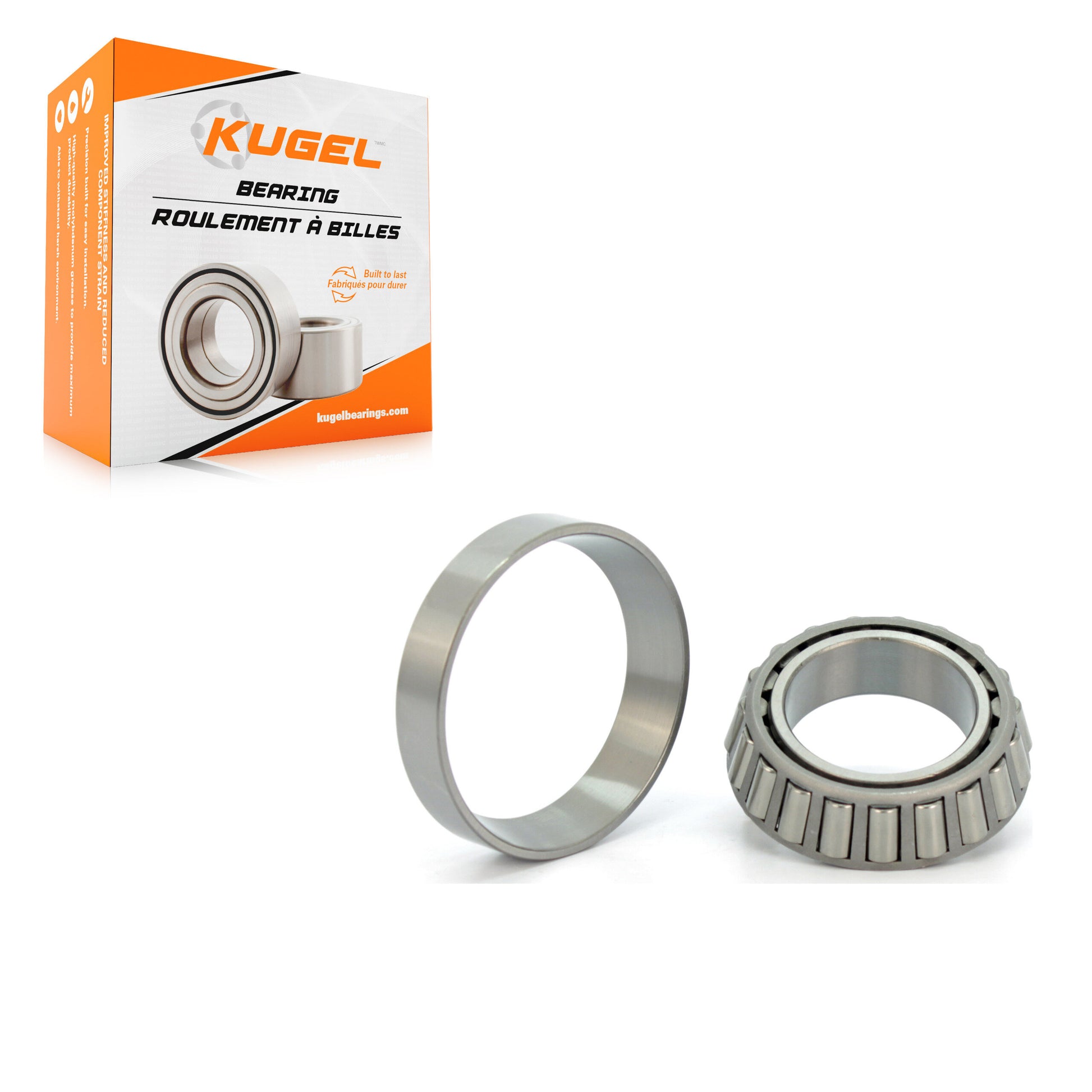Kugel 70-A35 Wheel Bearing and Race Set for 1980-2019 Lexus IS300, Lexus RC300, Lexus RC350 - Front, Rear, Right