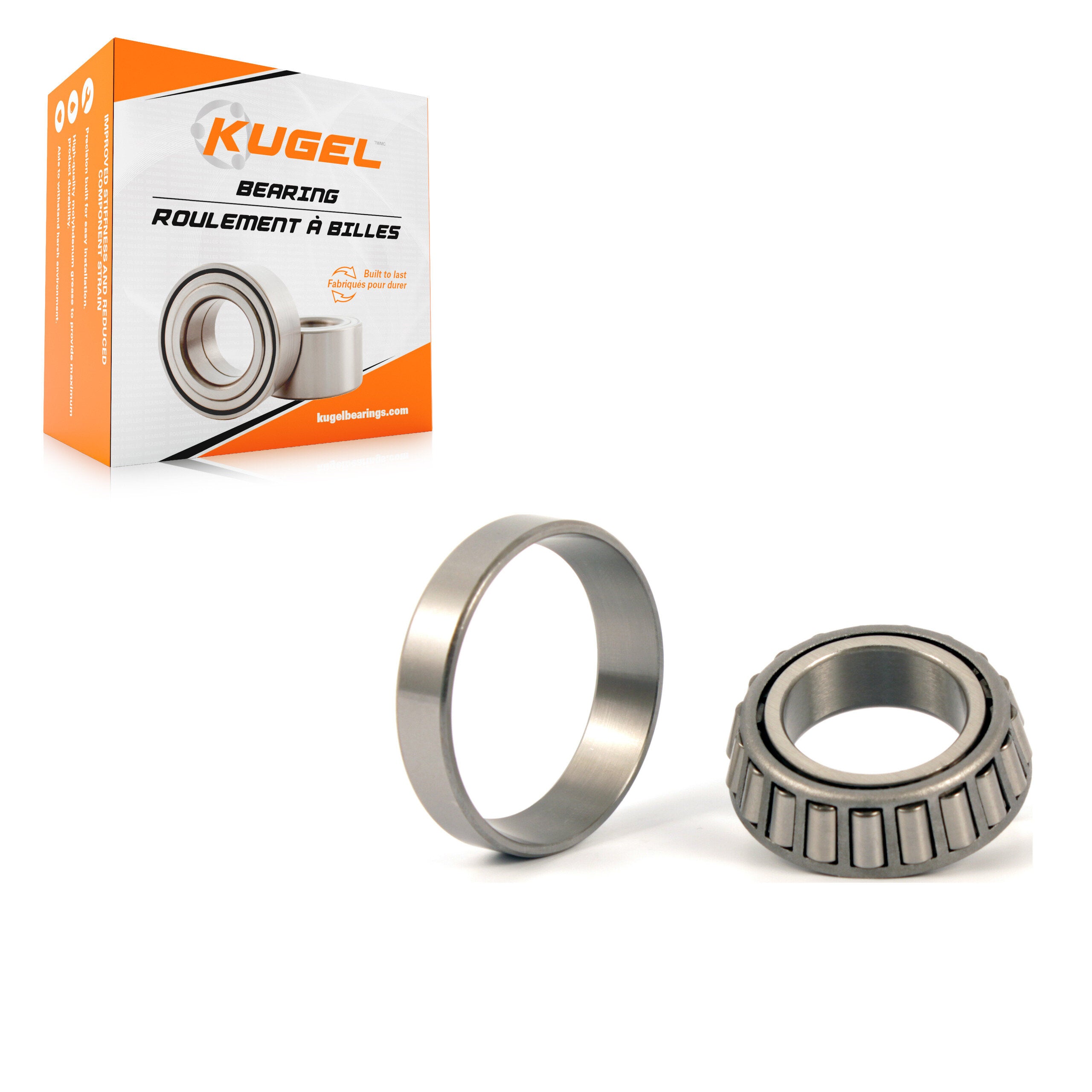 Kugel 70-A4 Wheel Bearing and Race Set for 1980-2019 Chevrolet Cruze Limited, Chevrolet Trax, Chevrolet Orlando - Front Inner, Inner, Rear Inner