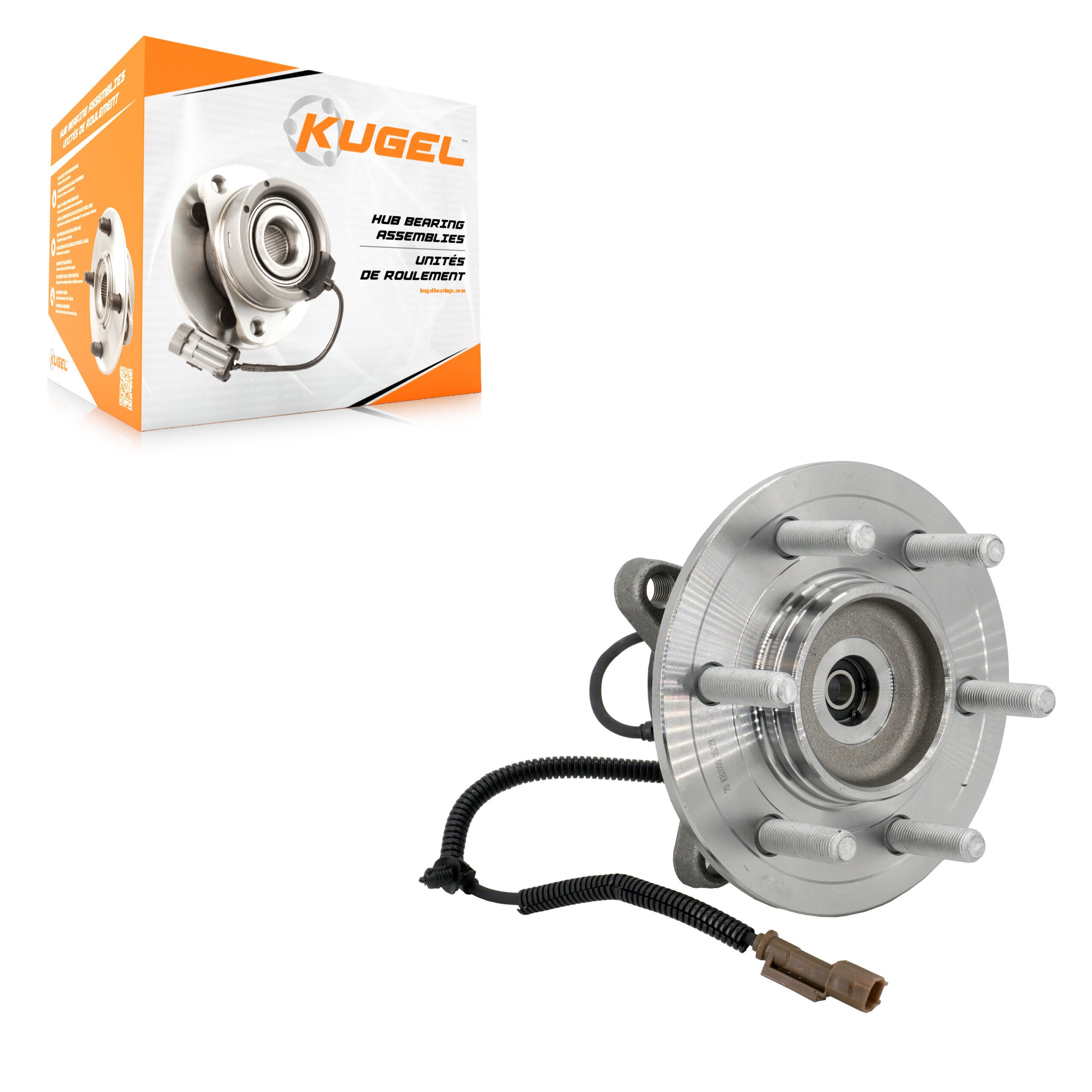 Kugel 70-KH2000 Wheel Bearing and Hub Assembly for 2021-2023 Ford F-150 - Front