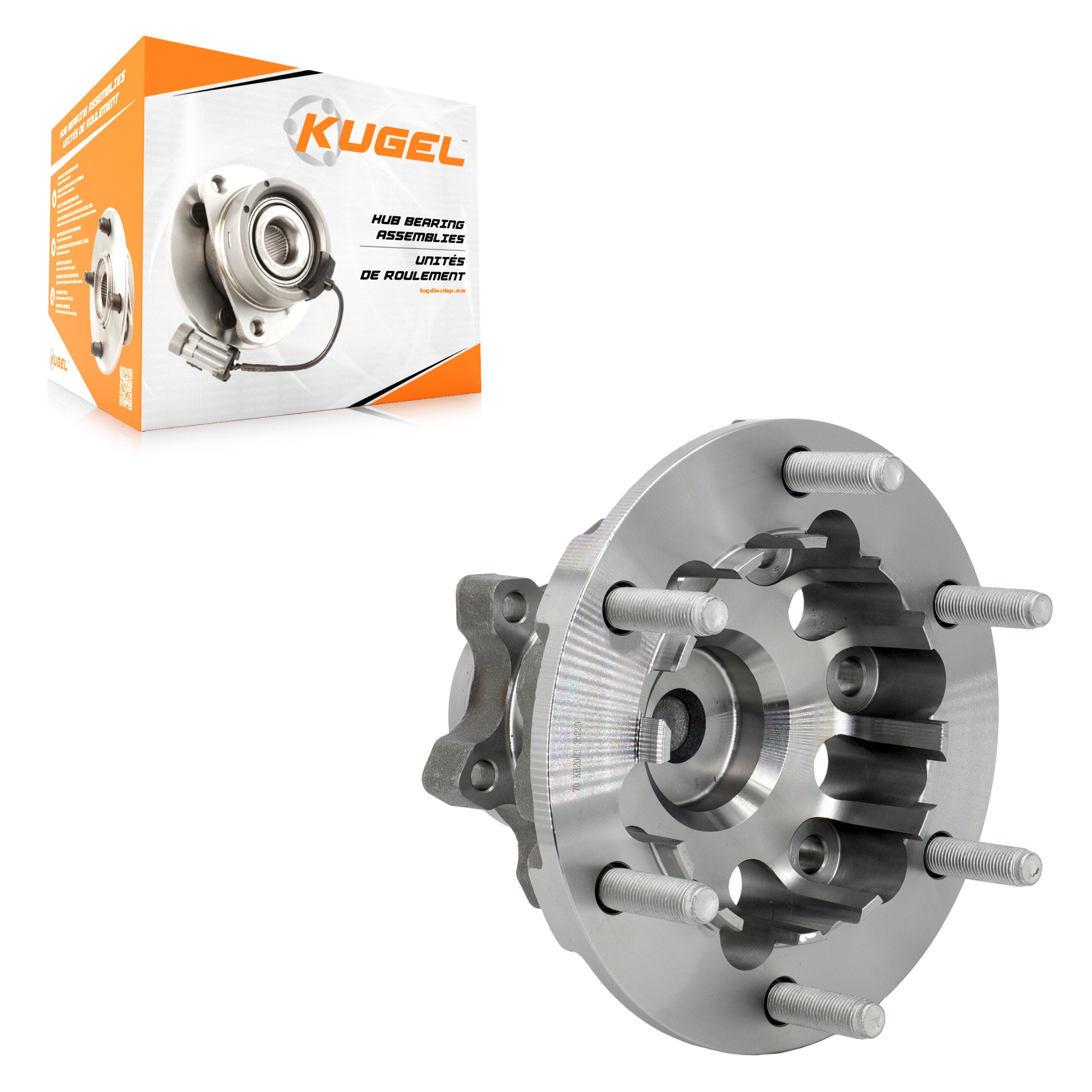 Kugel 70-KH2003 Wheel Bearing and Hub Assembly for 2020-2023 Ford Transit-150, Ford Transit-250, Ford Transit-350 - Front