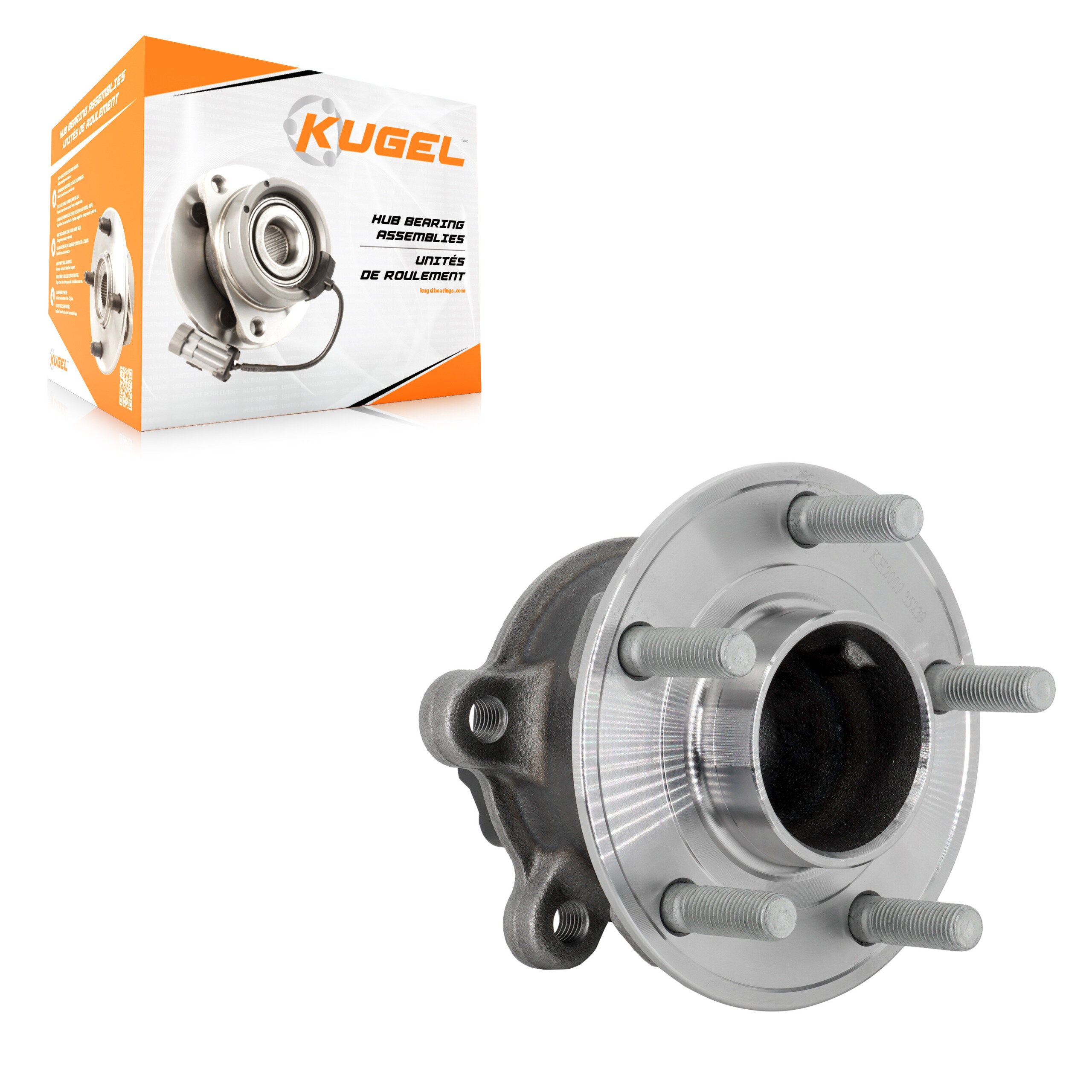 Kugel 70-KH2009 Wheel Bearing and Hub Assembly for 2020-2022 Ford Escape, Lincoln Corsair - Rear