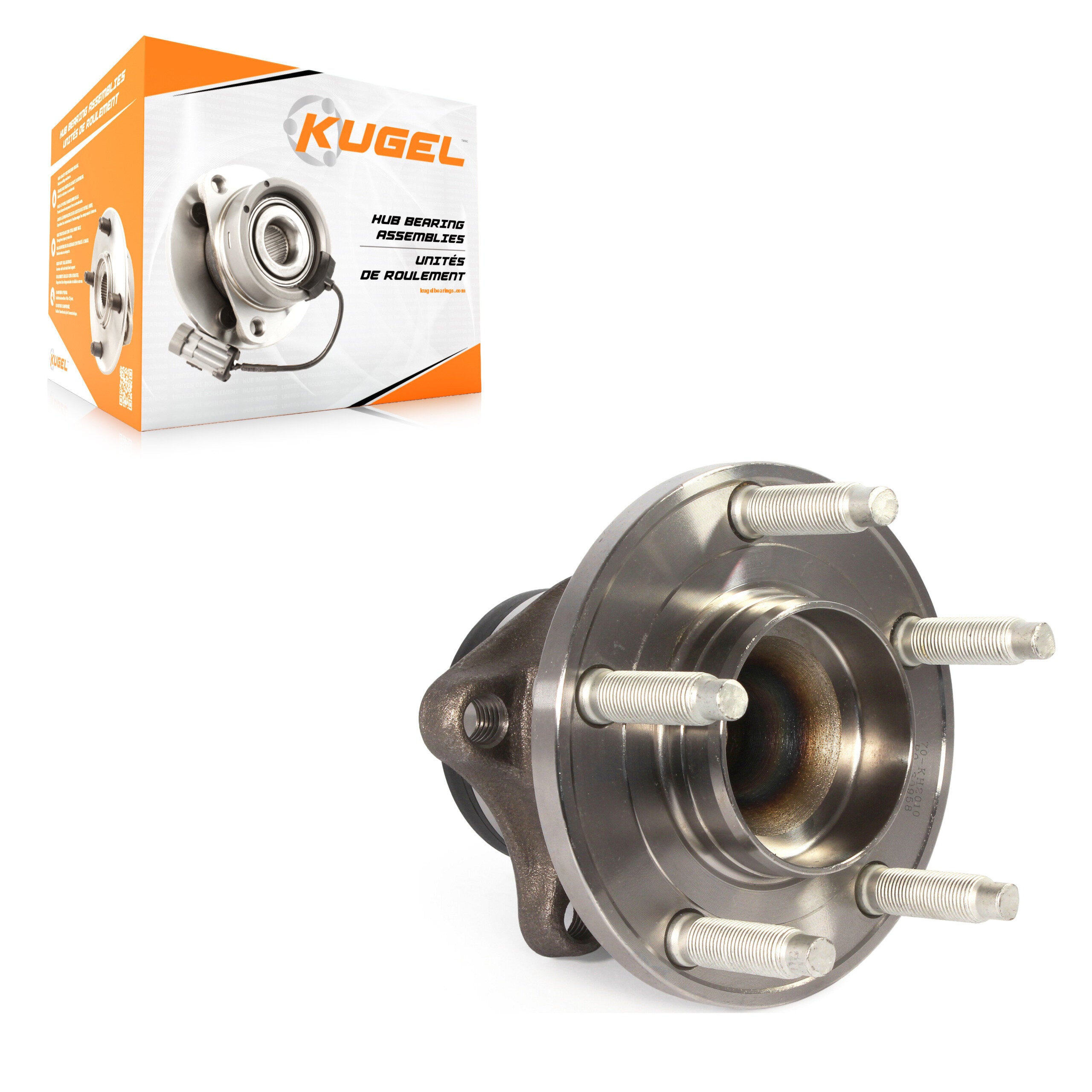 Kugel 70-KH2010 Wheel Bearing and Hub Assembly for 2009-2010 Ford Edge, Lincoln MKX - Rear