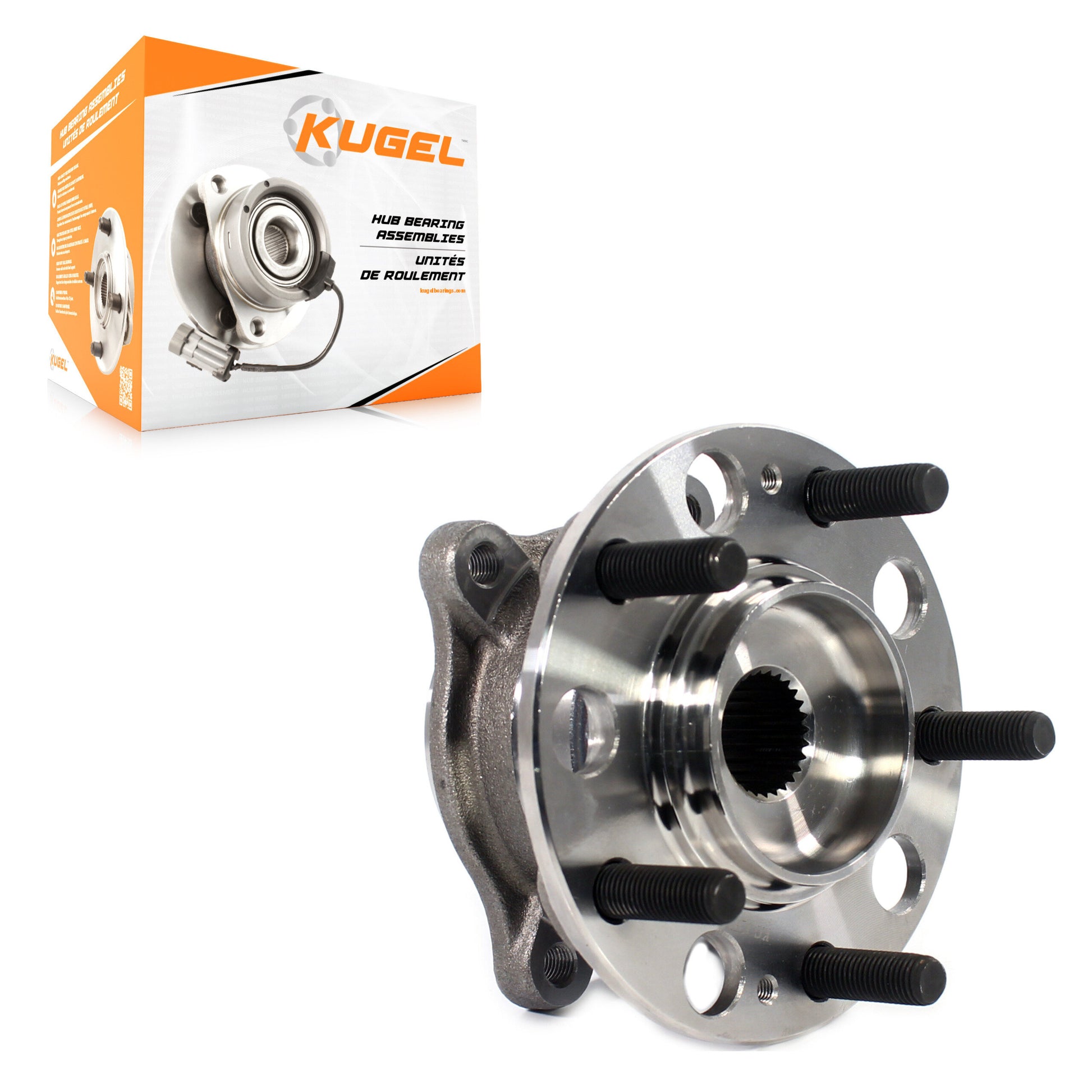Kugel 70-KH2310 Wheel Bearing and Hub Assembly for 2016-2022 Kia Sportage, Hyundai Tucson - Rear