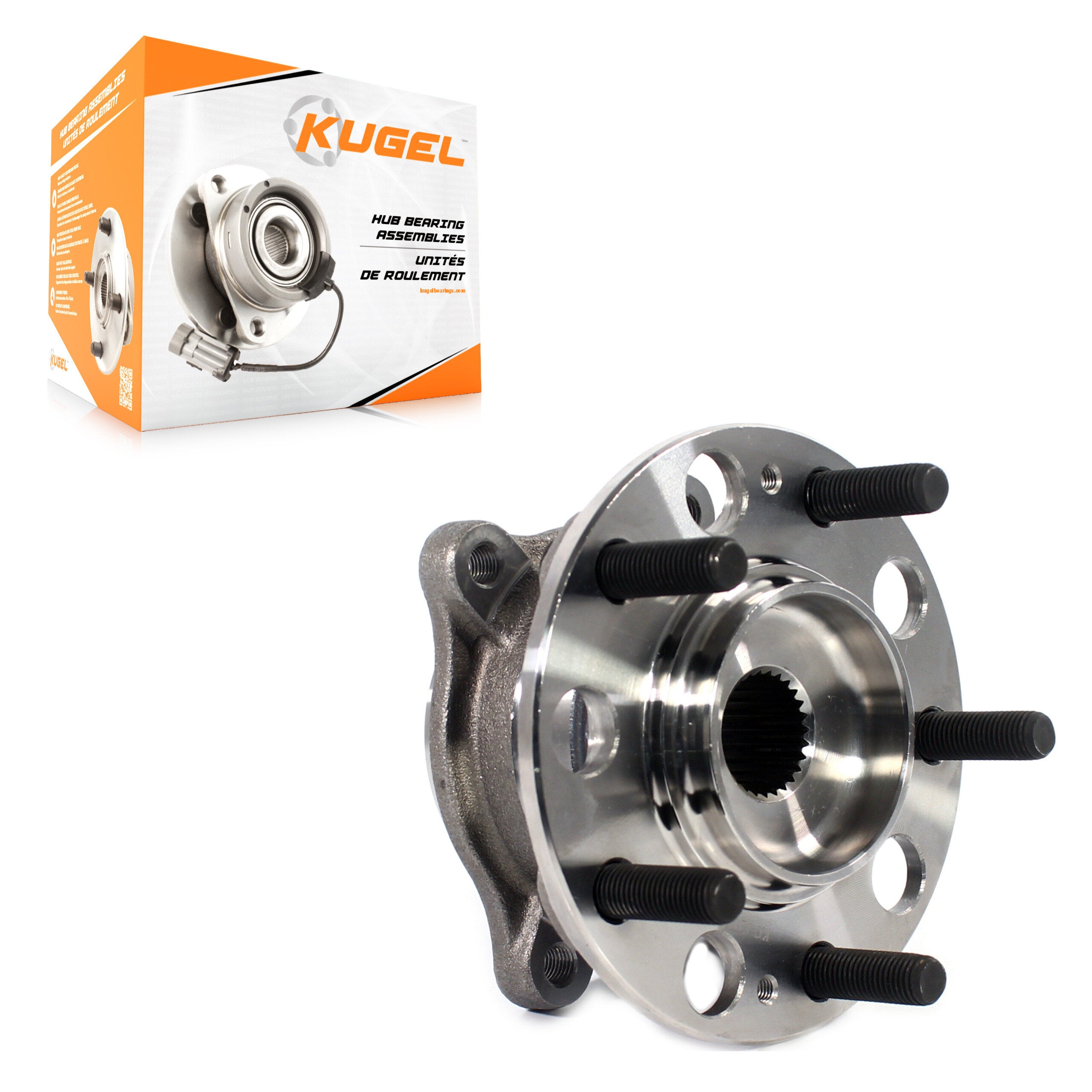 Kugel 70-KH2310 Wheel Bearing and Hub Assembly for 2016-2022 Kia Sportage, Hyundai Tucson - Rear