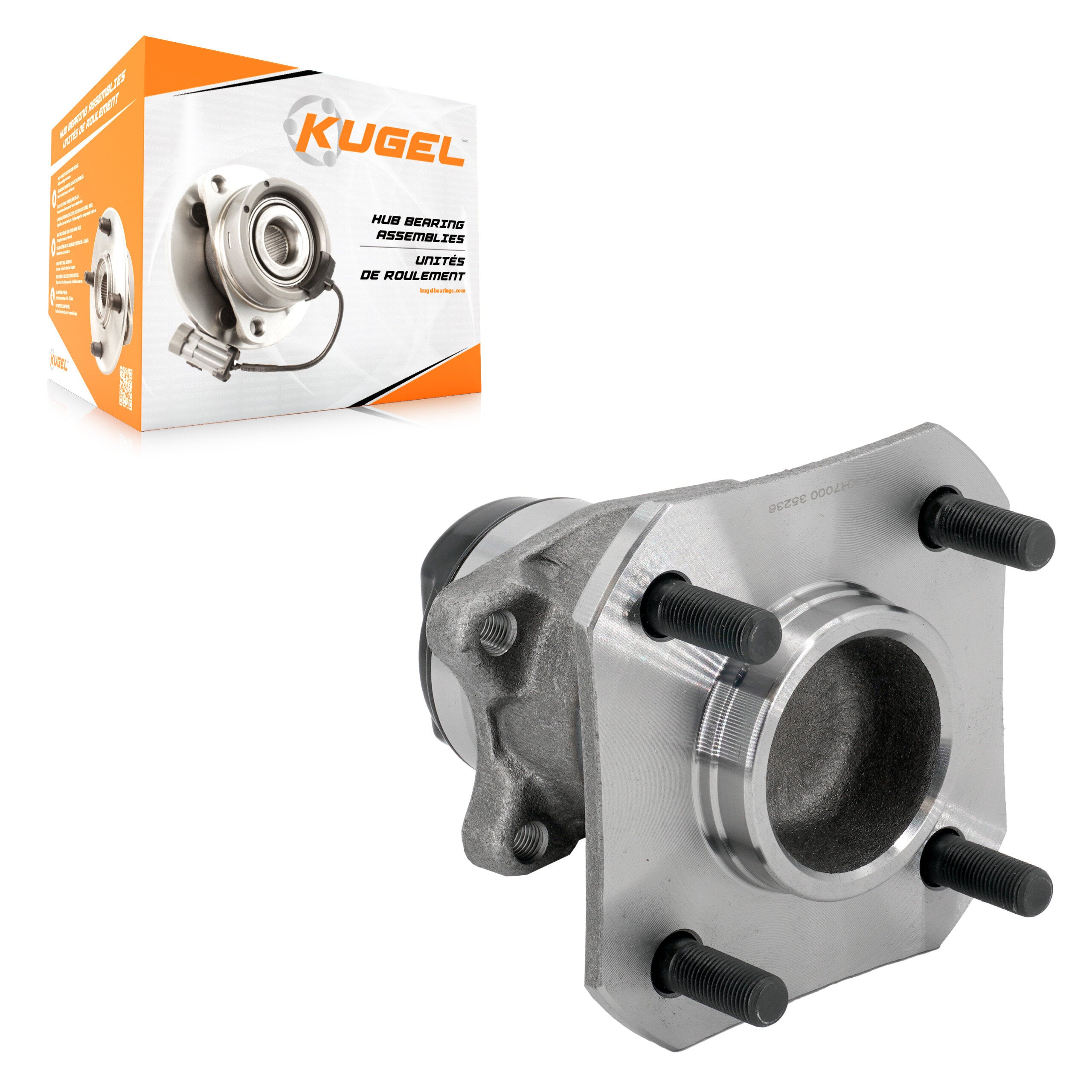 Kugel 70-KH7000 Wheel Bearing and Hub Assembly for 2009-2014 Nissan Cube - Rear