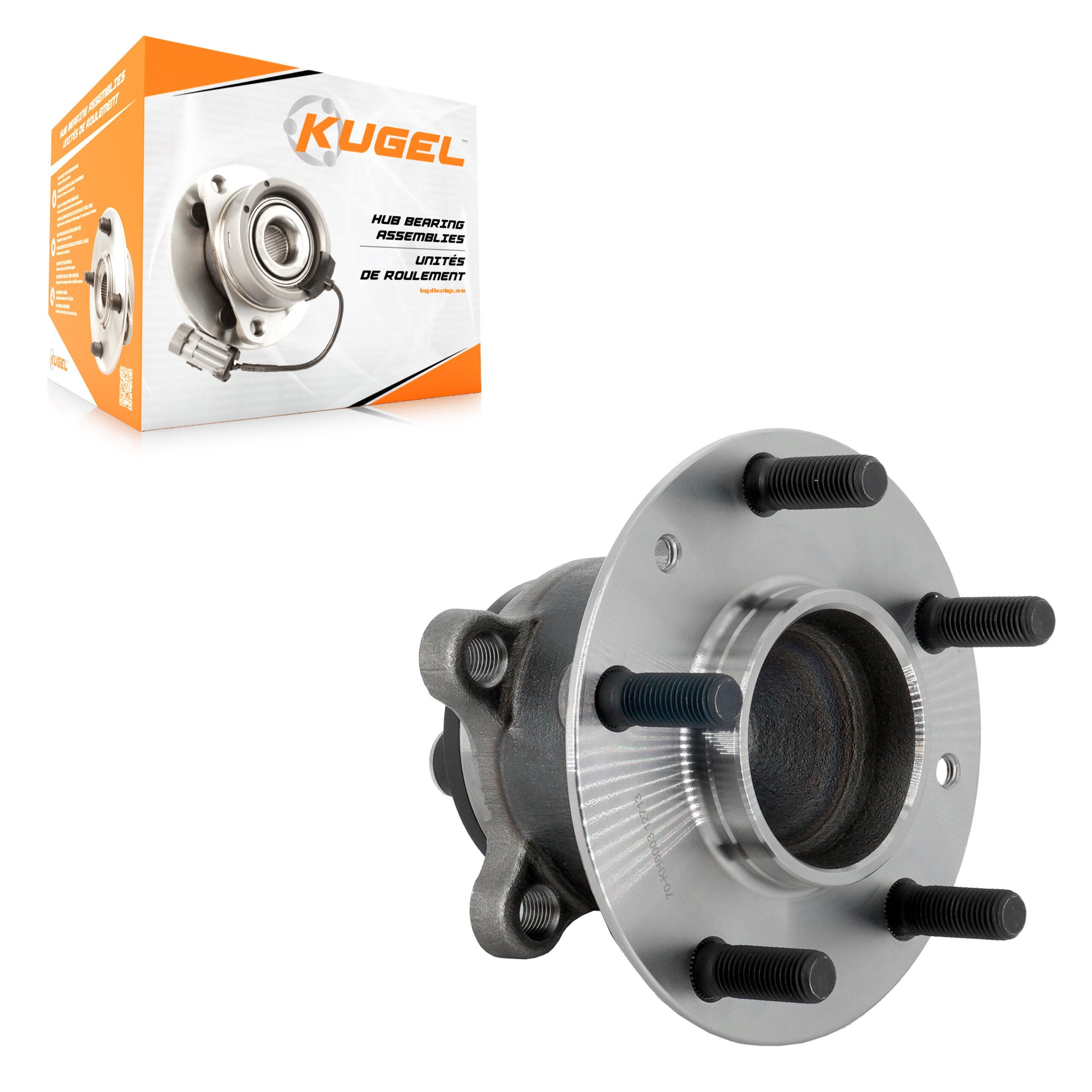 Kugel 70-KH8003 Wheel Bearing and Hub Assembly for 2016-2021 Mazda CX-3 - Rear