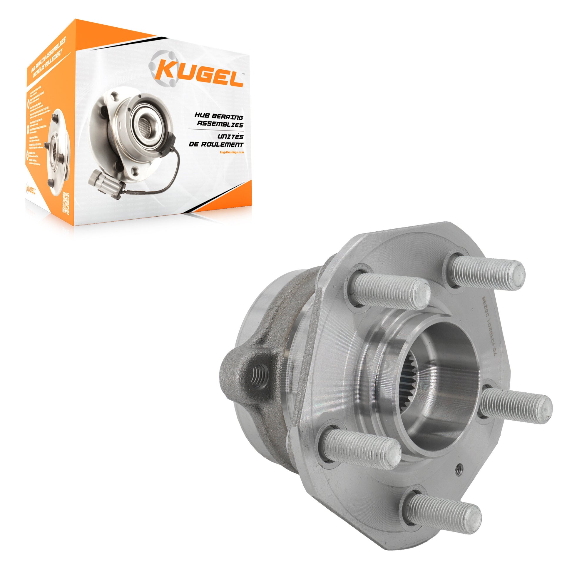 Kugel 70-KH9201 Wheel Bearing and Hub Assembly for 2017-2023 Tesla 3, Tesla Y - Front, Rear