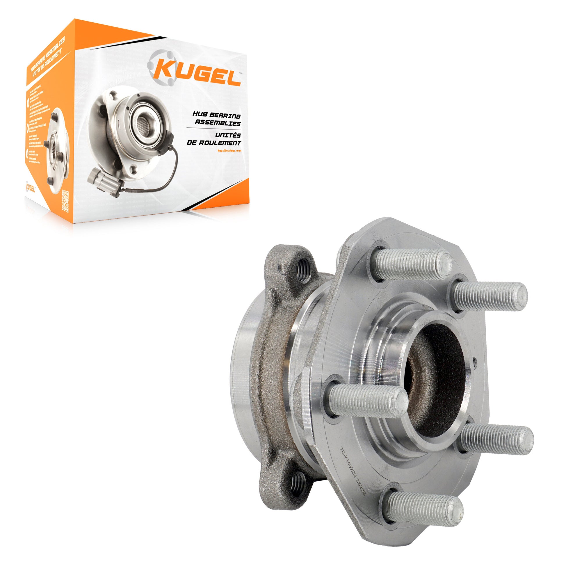 Kugel 70-KH9202 Wheel Bearing and Hub Assembly for 2017-2023 Tesla Y, Tesla 3 - Front